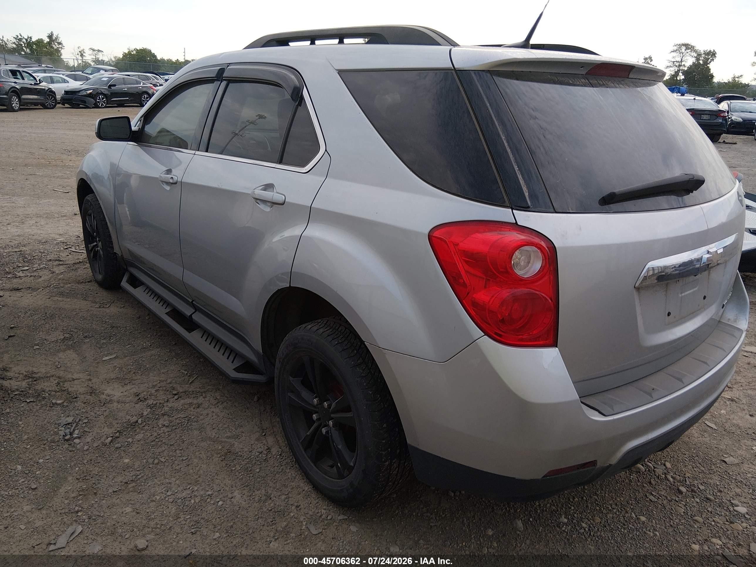 2011 Chevrolet Equinox Lt W/1lt Silver vin: 2CNFLEEC6B6326912