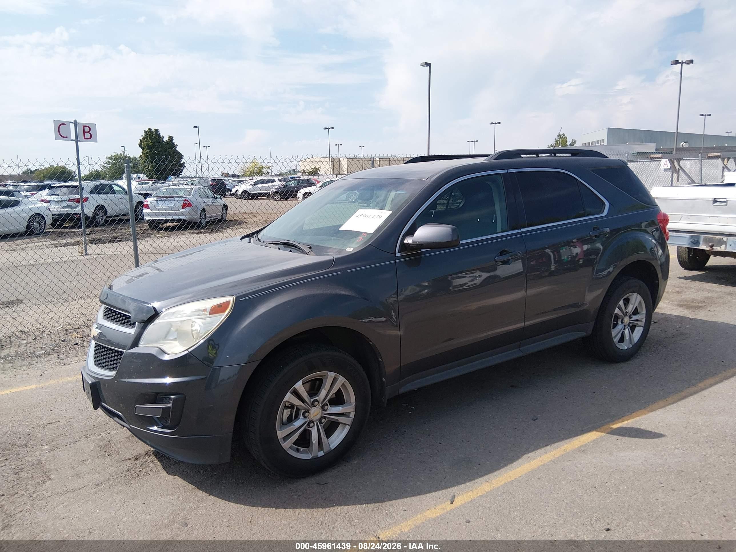 2011 Chevrolet Equinox Lt W/1lt Gray vin: 2CNFLEEC6B6386432