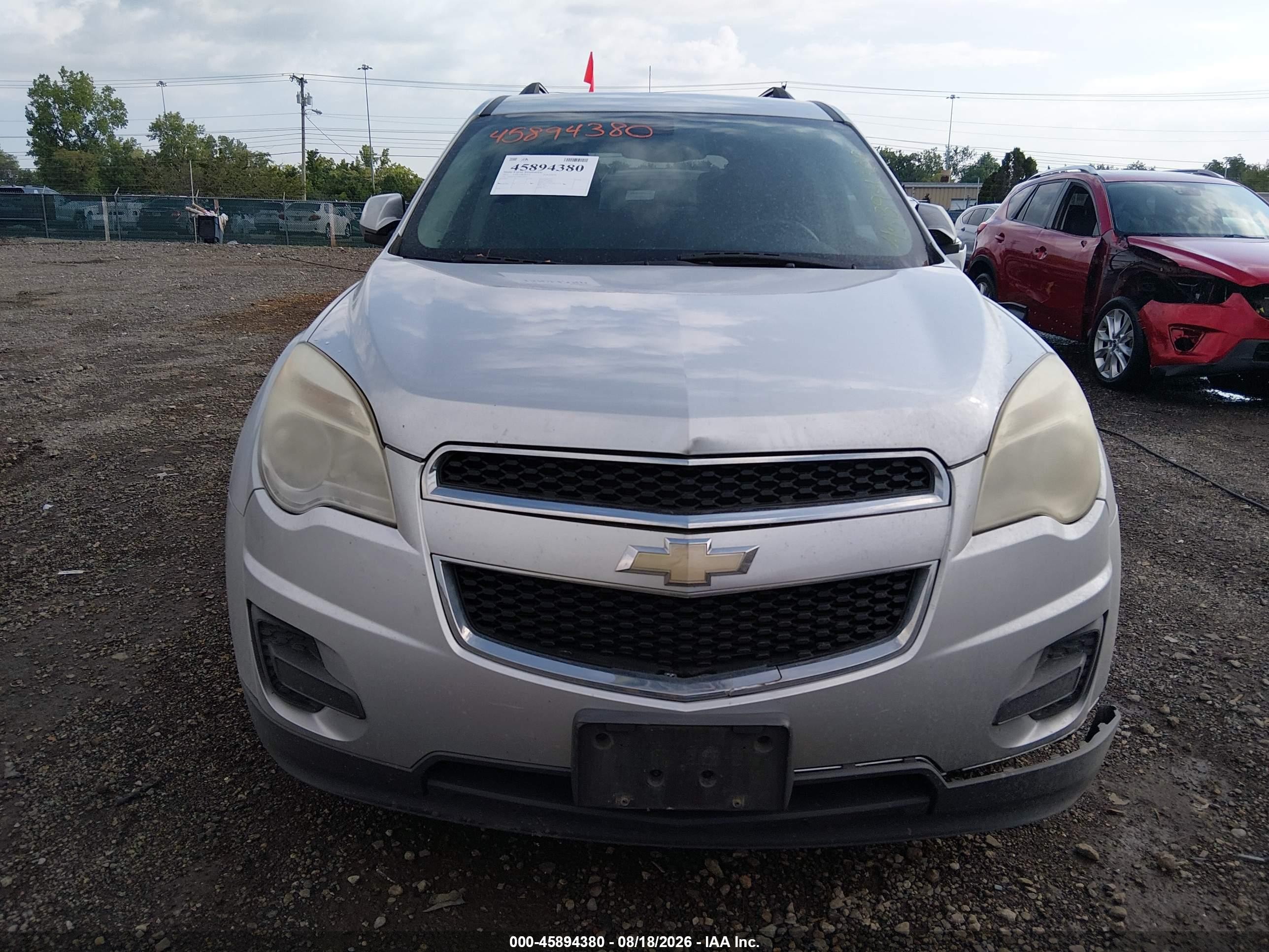 2011 Chevrolet Equinox 1lt Silver vin: 2CNFLEEC6B6454454