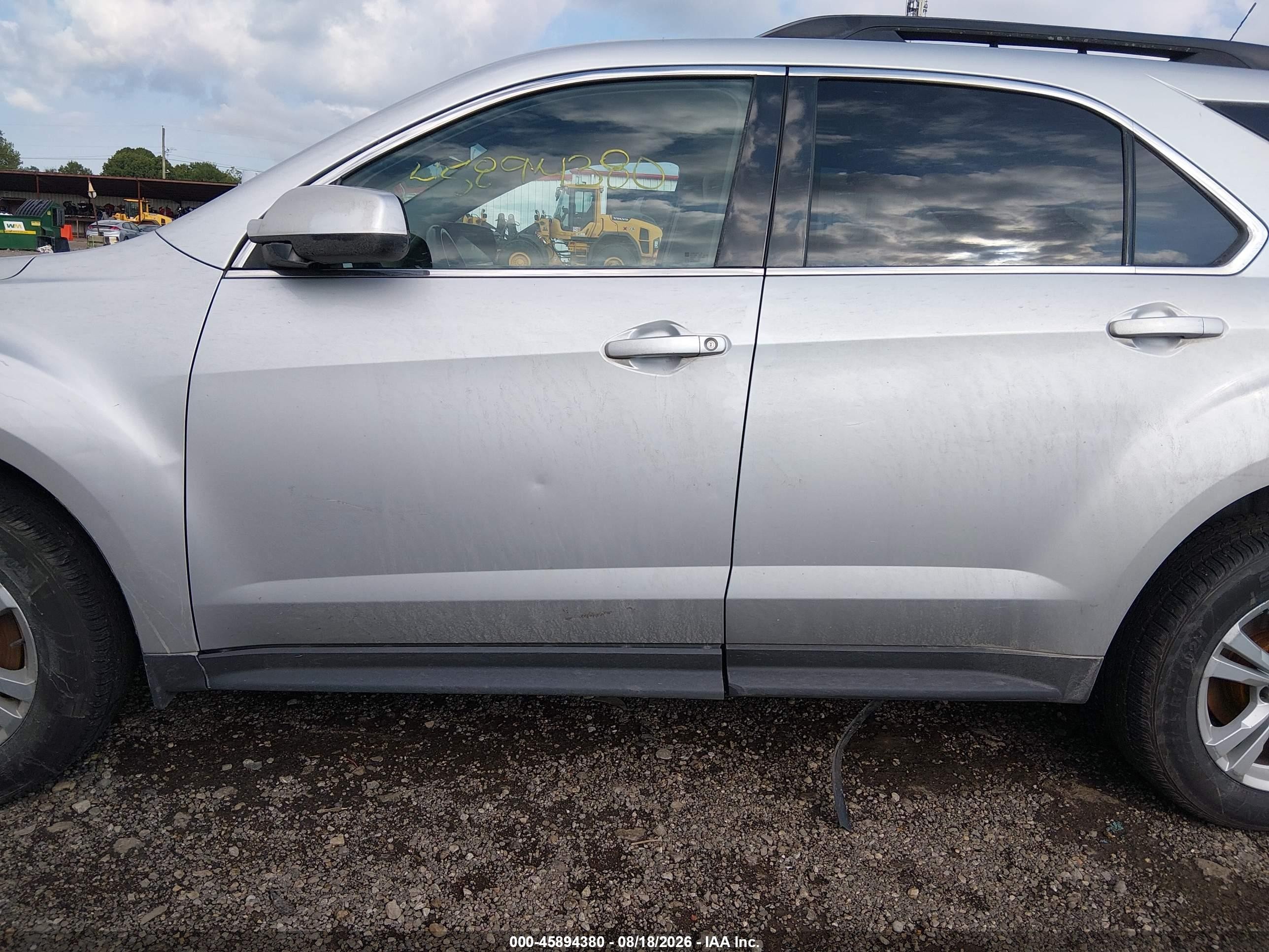 2011 Chevrolet Equinox 1lt Silver vin: 2CNFLEEC6B6454454