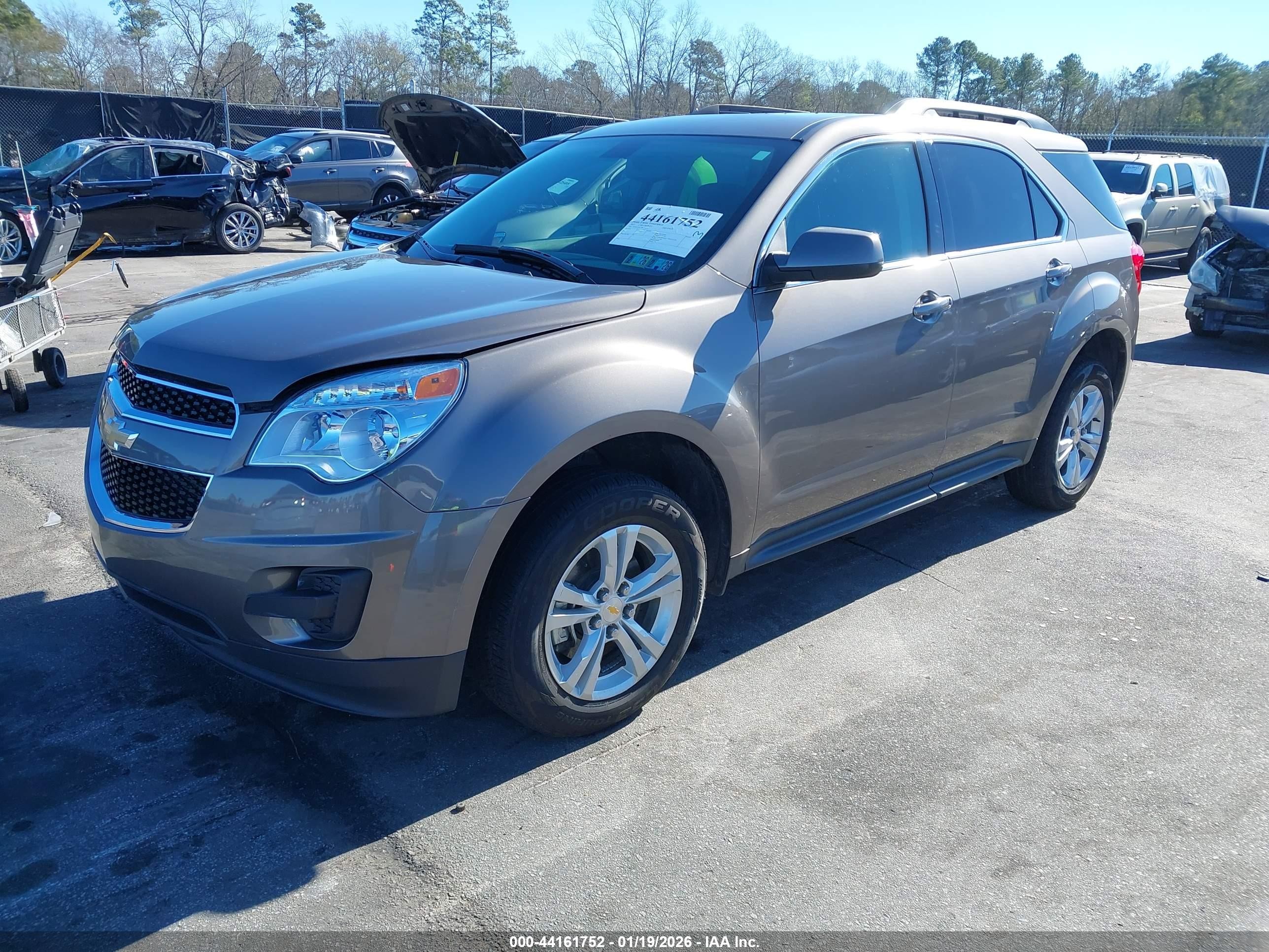 2011 Chevrolet Equinox 1lt Gray vin: 2CNFLEEC7B6259737