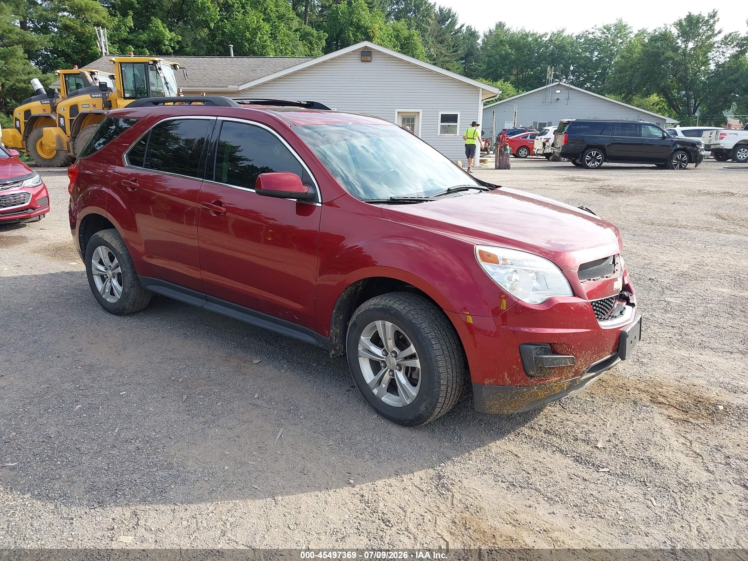 2011 Chevrolet Equinox Lt W/1lt Red vin: 2CNFLEEC7B6307205