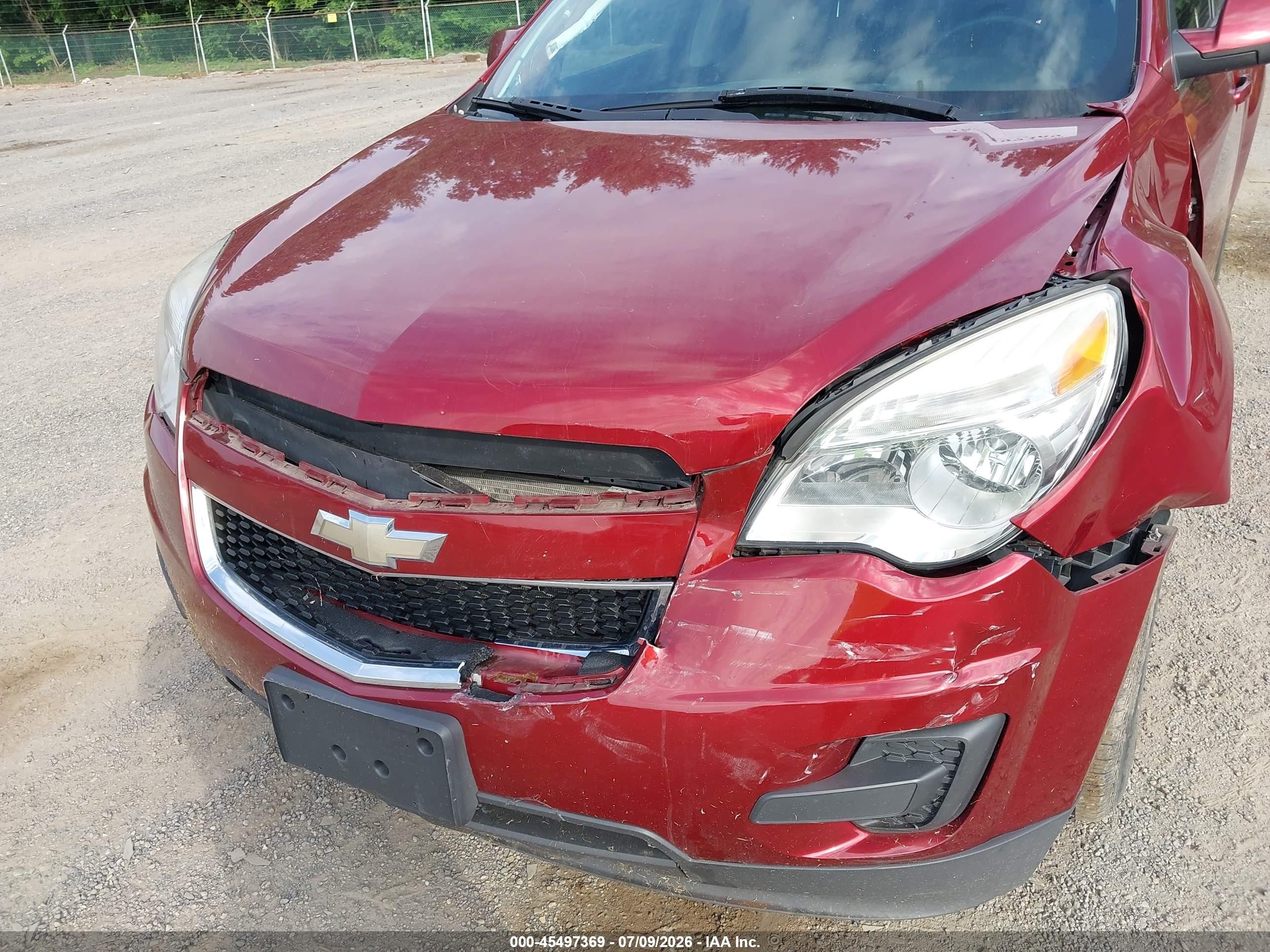 2011 Chevrolet Equinox Lt W/1lt Red vin: 2CNFLEEC7B6307205