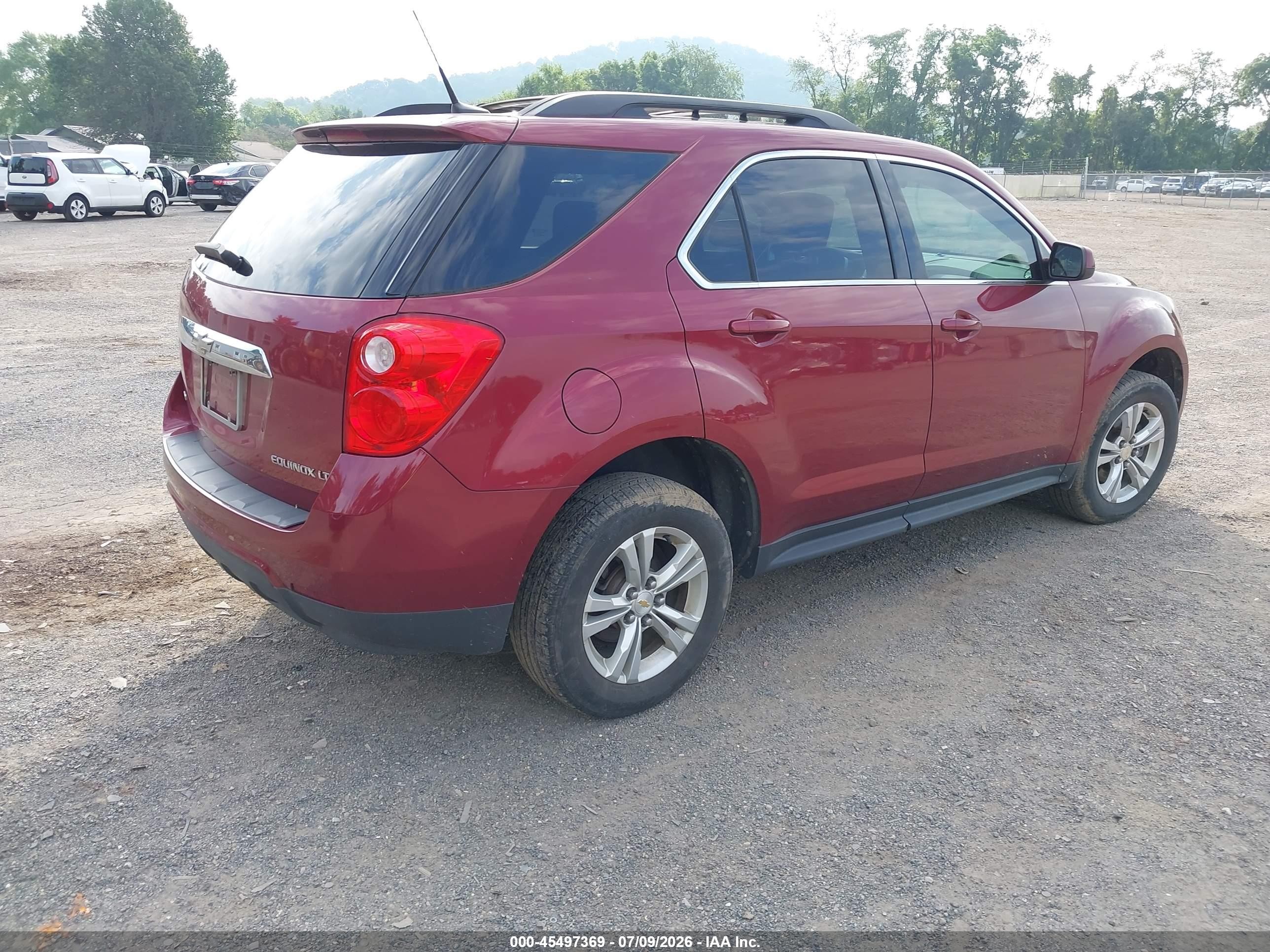 2011 Chevrolet Equinox Lt W/1lt Red vin: 2CNFLEEC7B6307205
