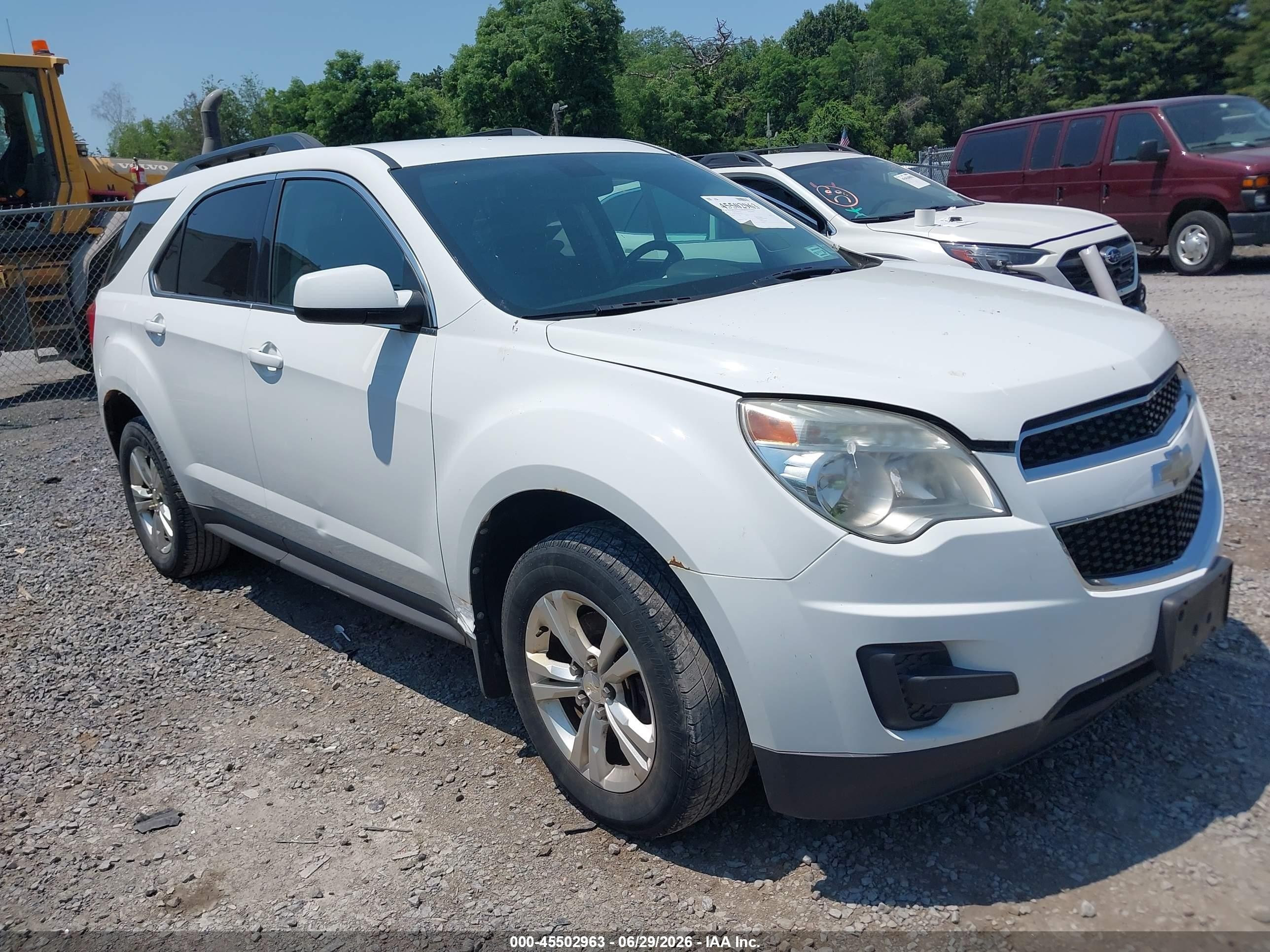 2011 Chevrolet Equinox Lt W/1lt White vin: 2CNFLEEC7B6371342