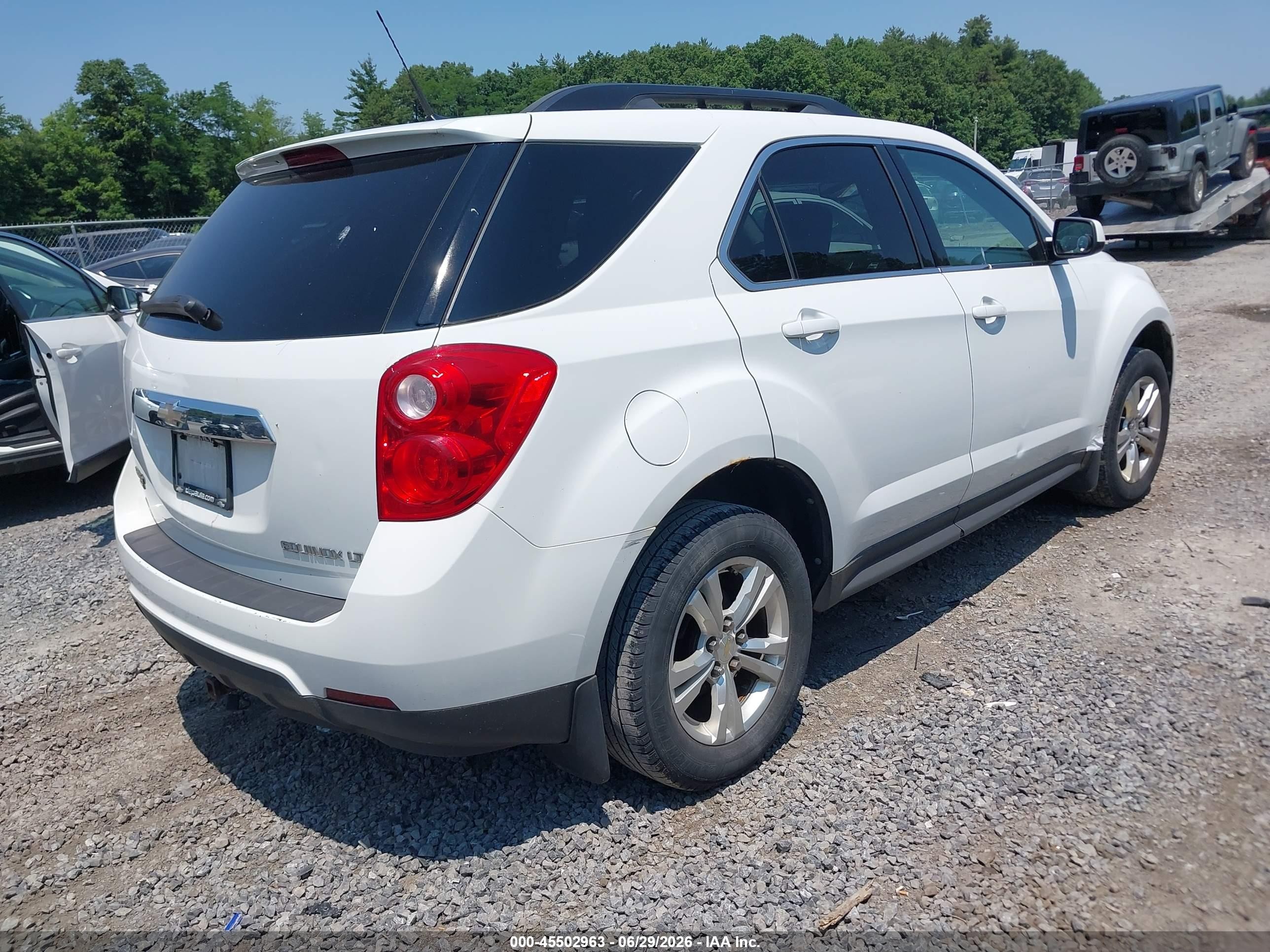 2011 Chevrolet Equinox Lt W/1lt Белый vin: 2CNFLEEC7B6371342