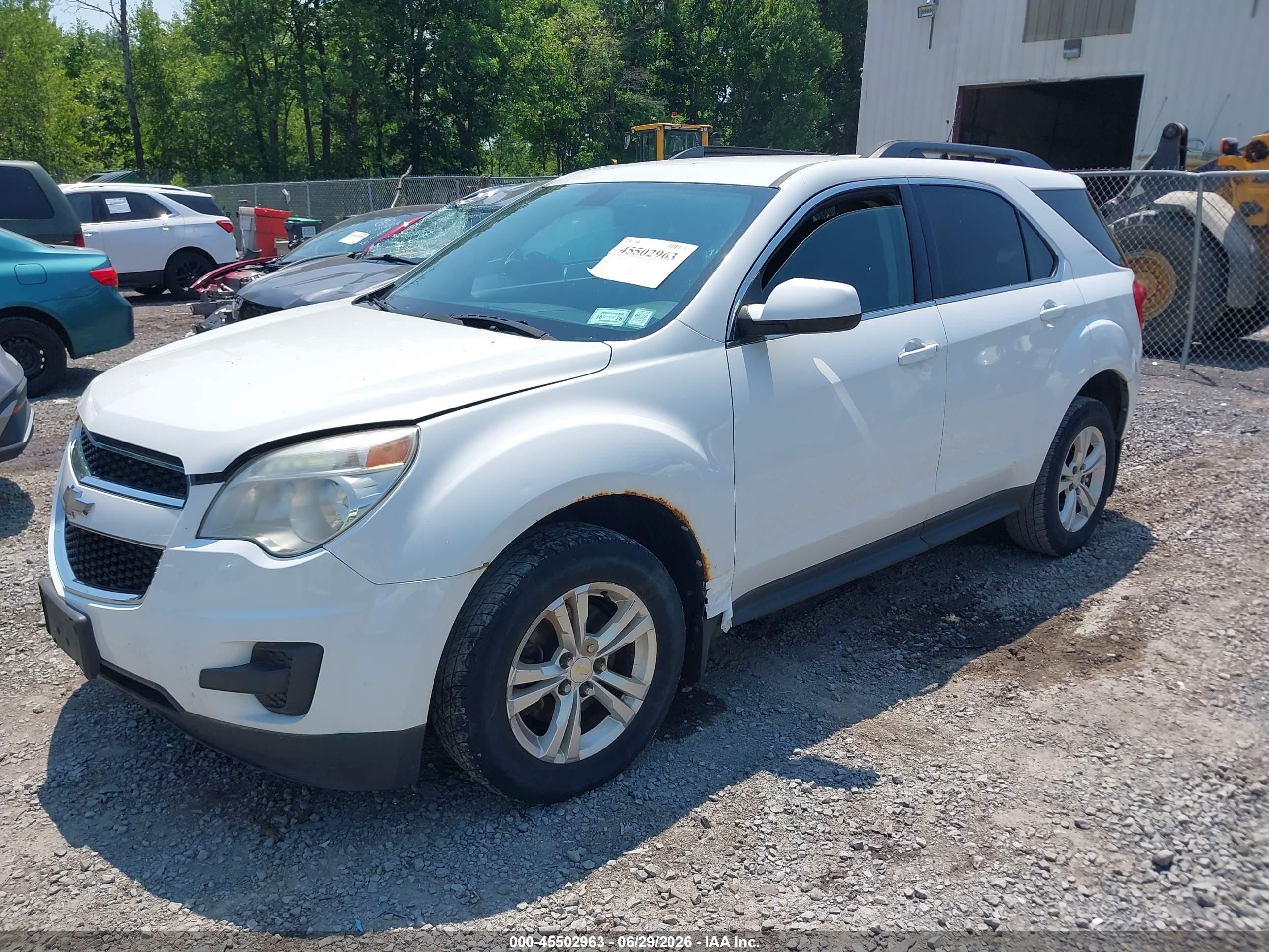 2011 Chevrolet Equinox Lt W/1lt Белый vin: 2CNFLEEC7B6371342