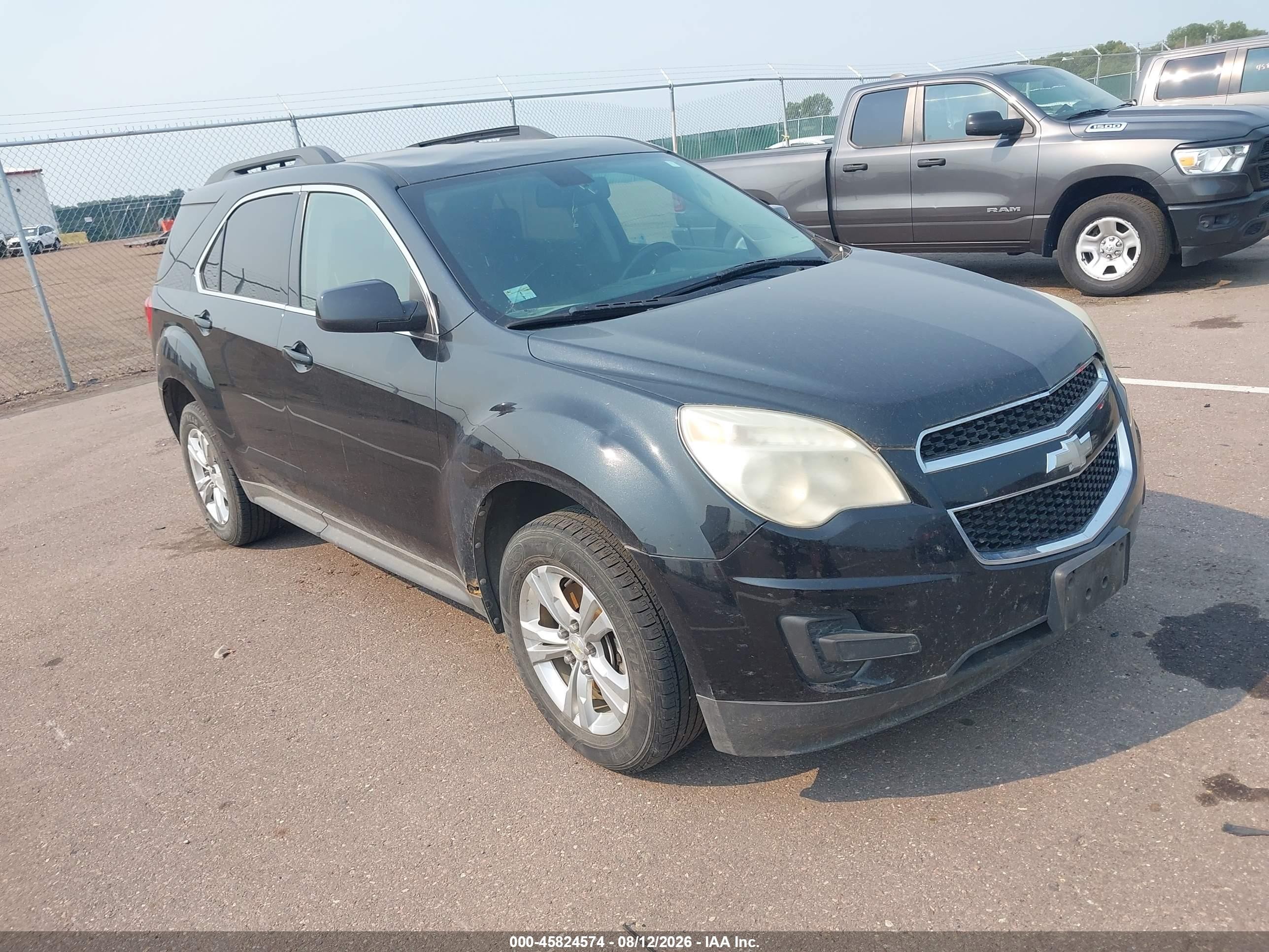 2011 Chevrolet Equinox Lt W/1lt Черный vin: 2CNFLEEC8B6240453