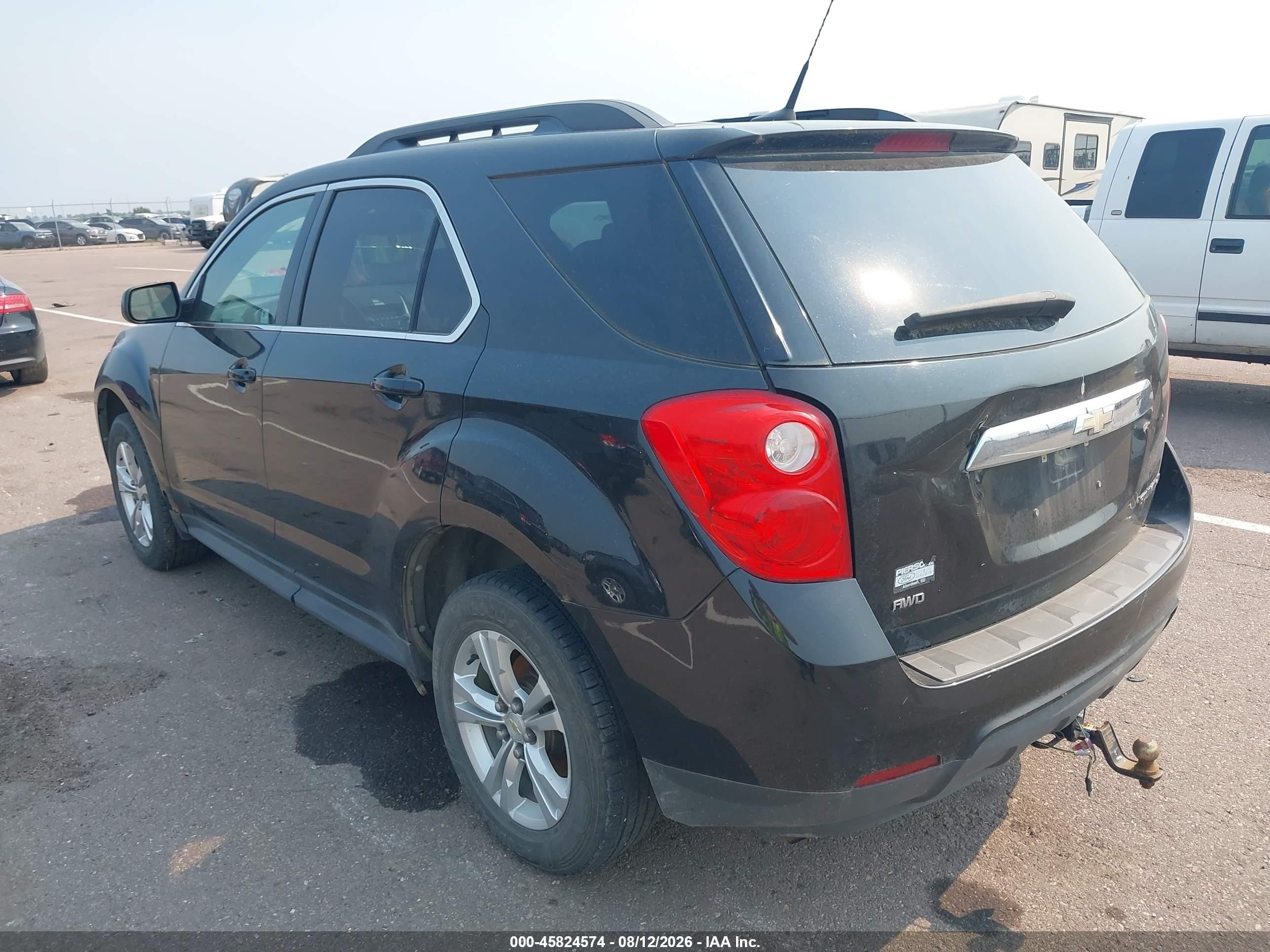 2011 Chevrolet Equinox Lt W/1lt Black vin: 2CNFLEEC8B6240453