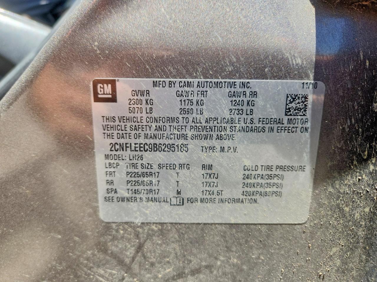 2011 Chevrolet Equinox Lt Silver vin: 2CNFLEEC9B6295185