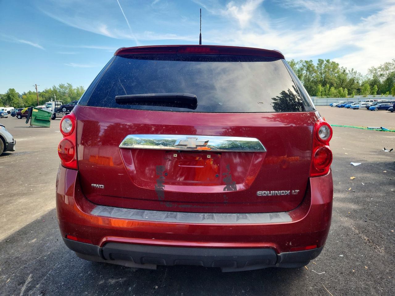 2011 Chevrolet Equinox Lt Red vin: 2CNFLEEC9B6313331