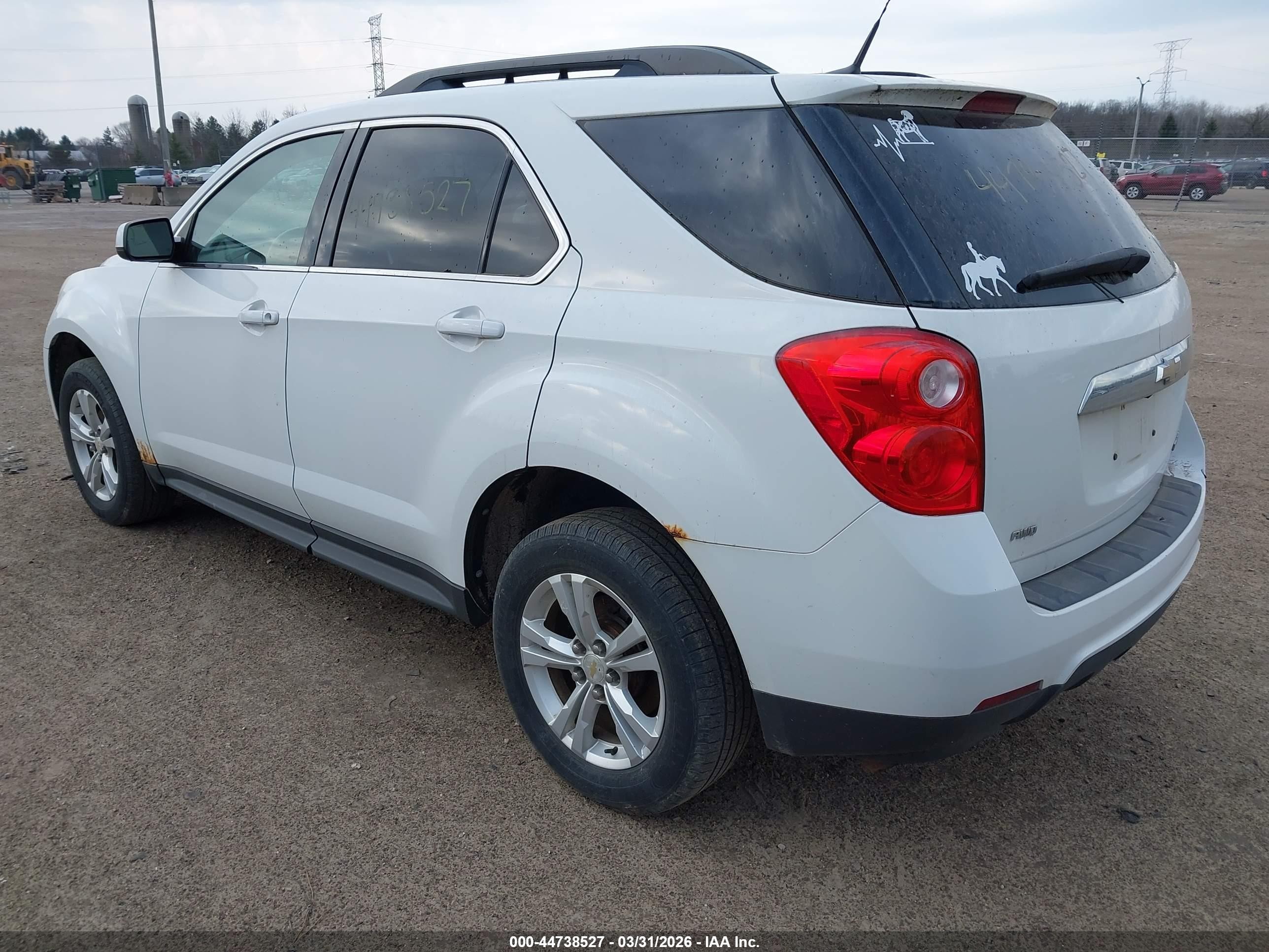 2011 Chevrolet Equinox 1lt White vin: 2CNFLEEC9B6340870