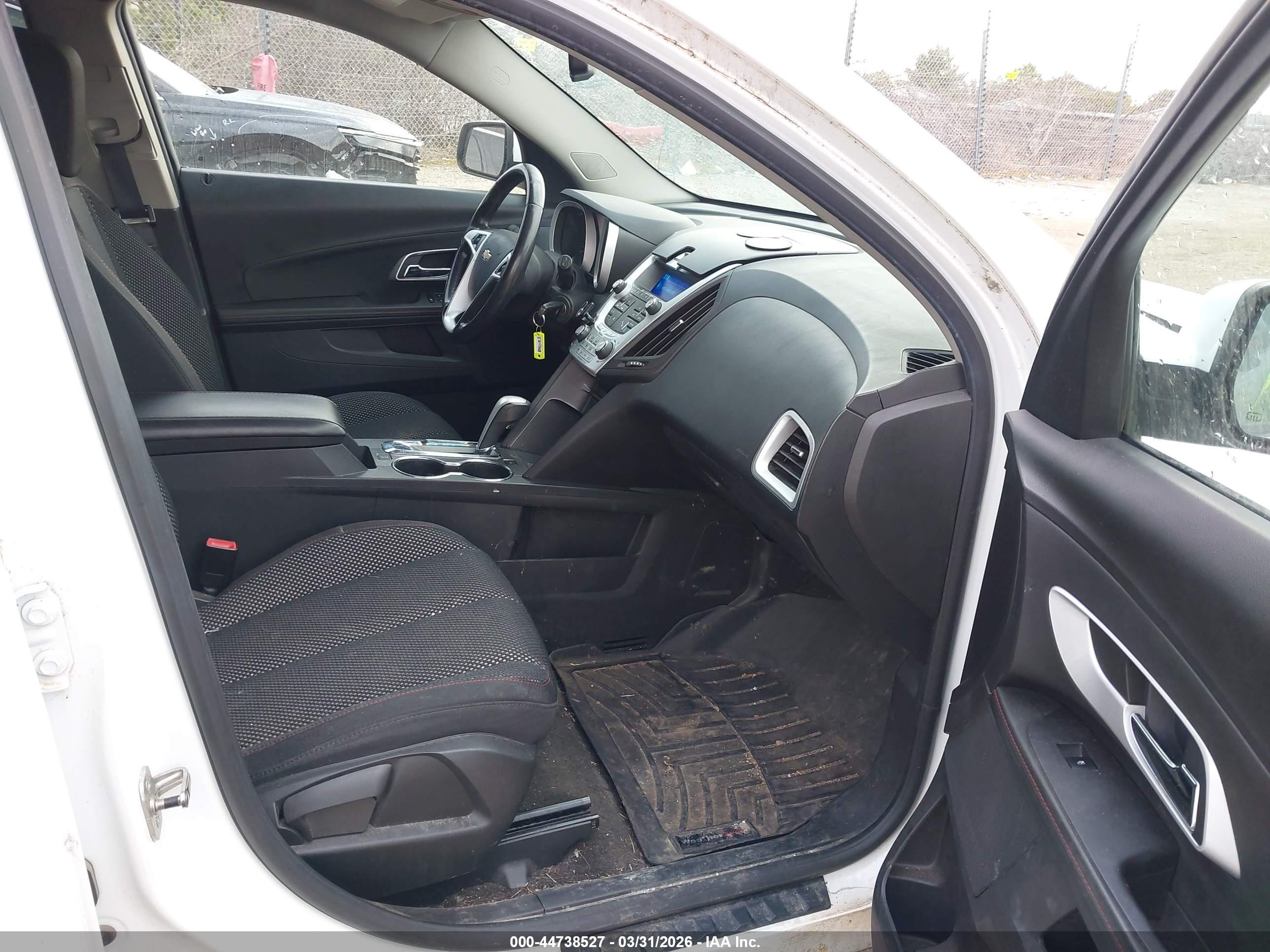 2011 Chevrolet Equinox 1lt White vin: 2CNFLEEC9B6340870