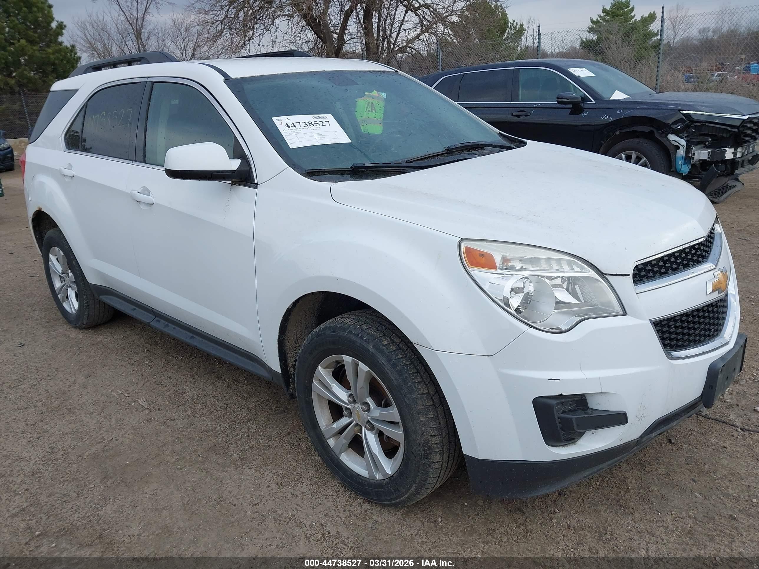 2011 Chevrolet Equinox 1lt White vin: 2CNFLEEC9B6340870