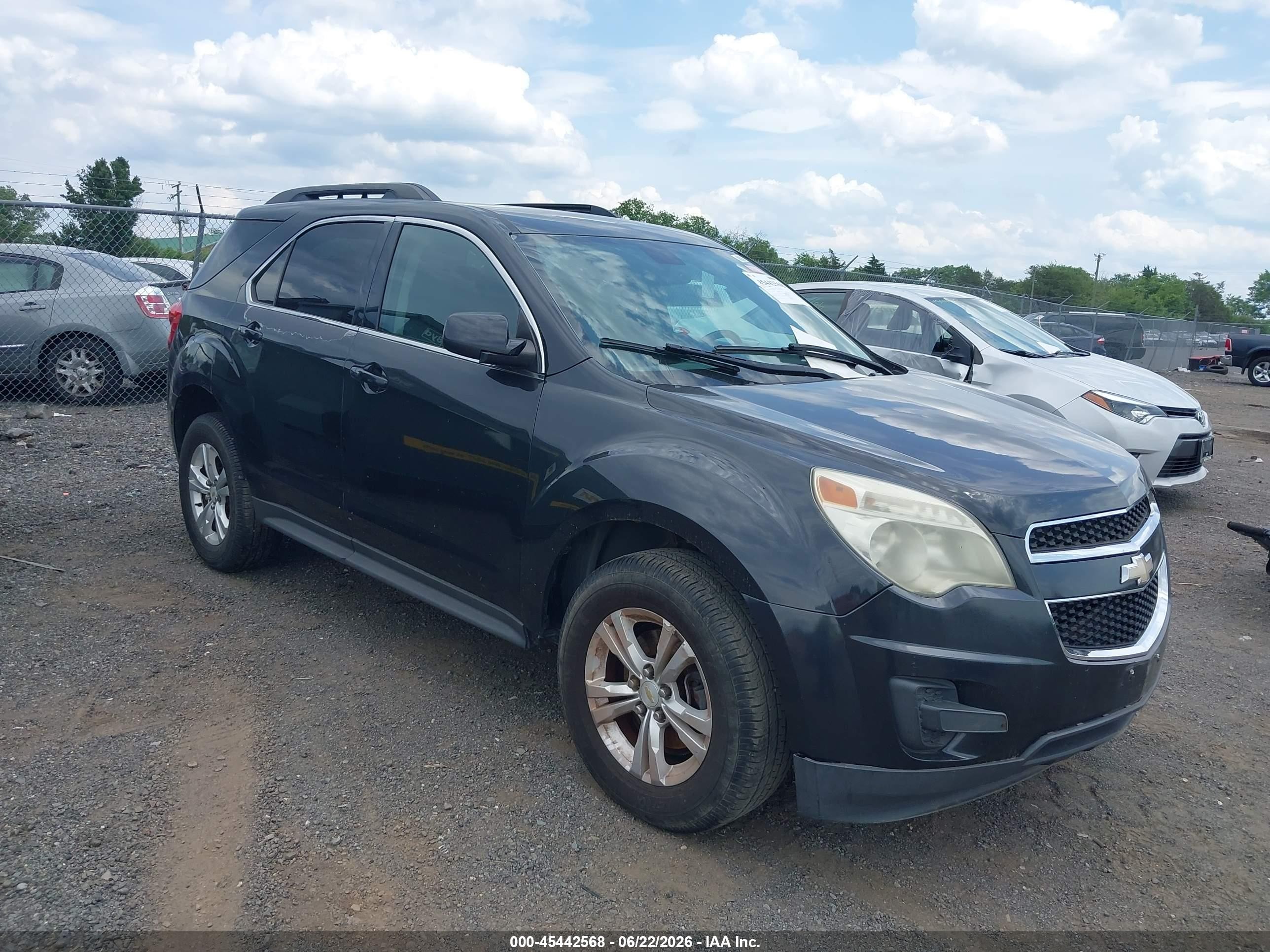 2011 Chevrolet Equinox Lt W/1lt Black vin: 2CNFLEEC9B6462788