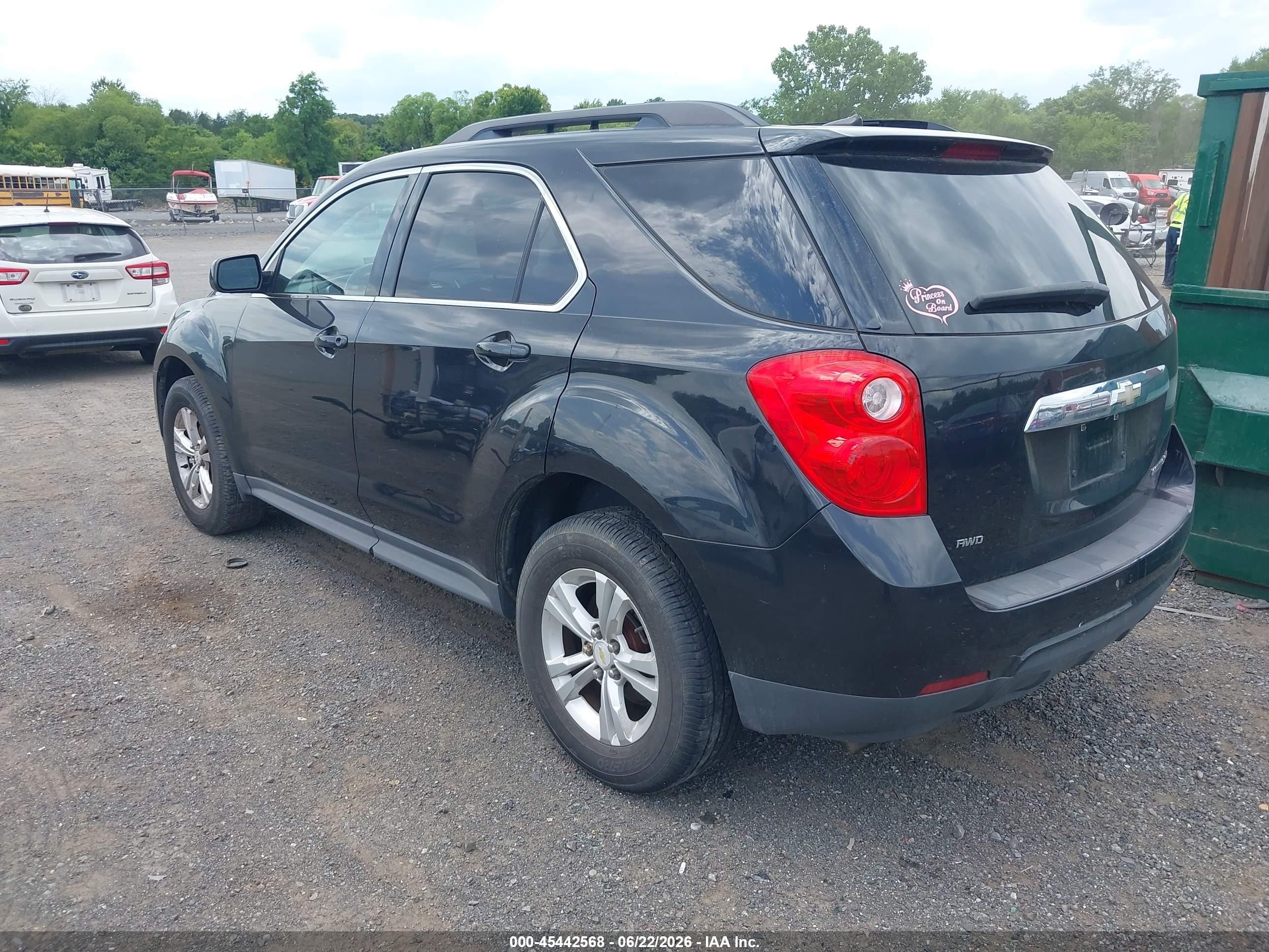 2011 Chevrolet Equinox Lt W/1lt Black vin: 2CNFLEEC9B6462788