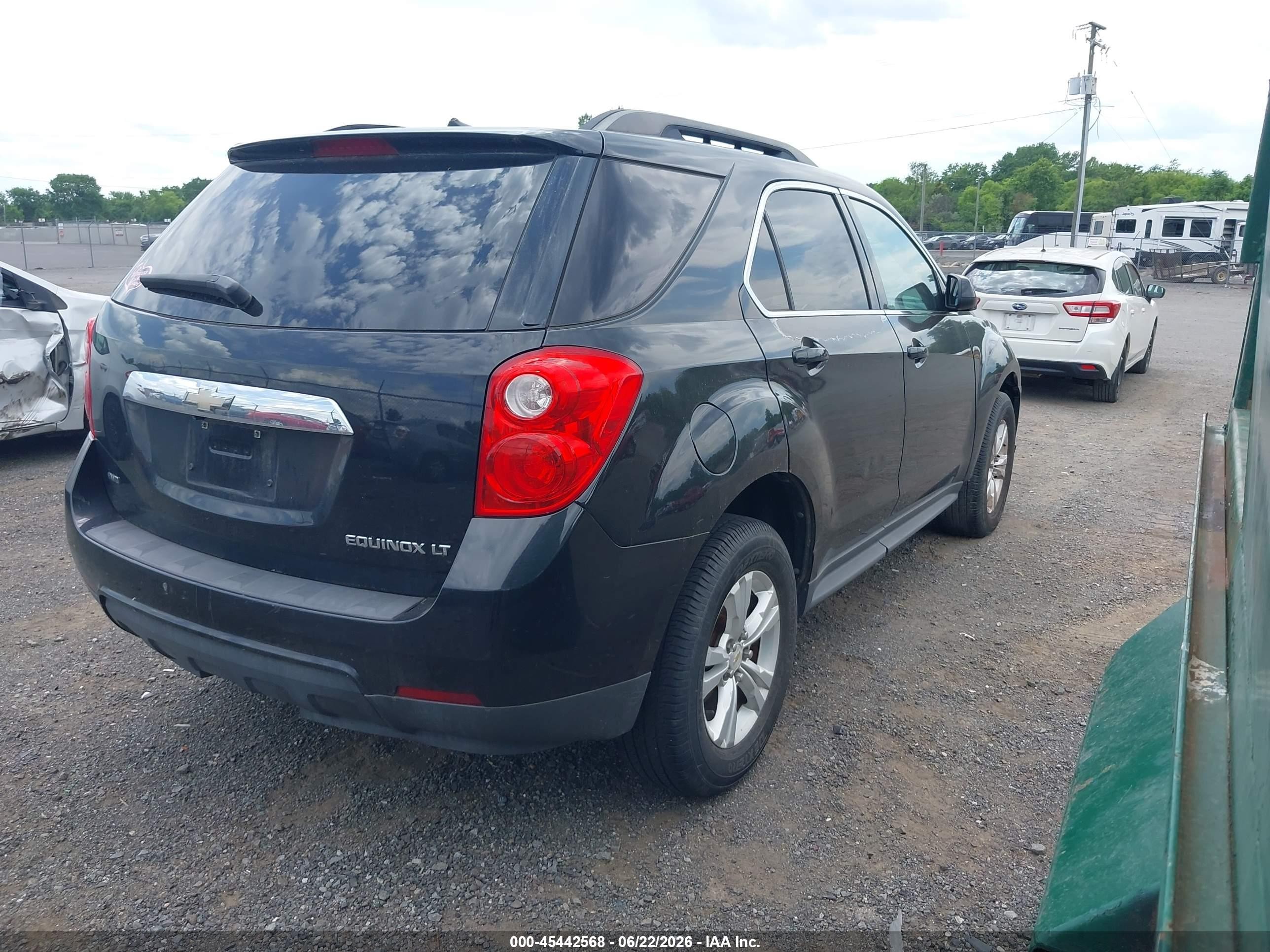 2011 Chevrolet Equinox Lt W/1lt Black vin: 2CNFLEEC9B6462788