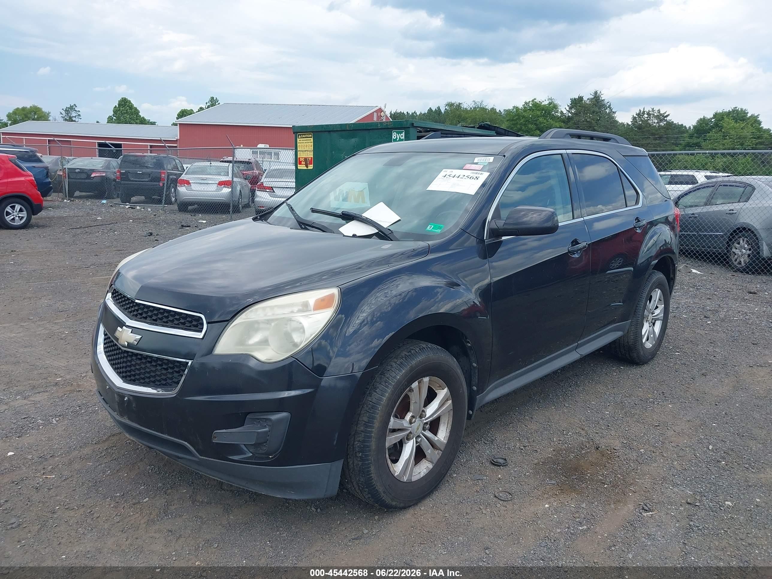 2011 Chevrolet Equinox Lt W/1lt Black vin: 2CNFLEEC9B6462788