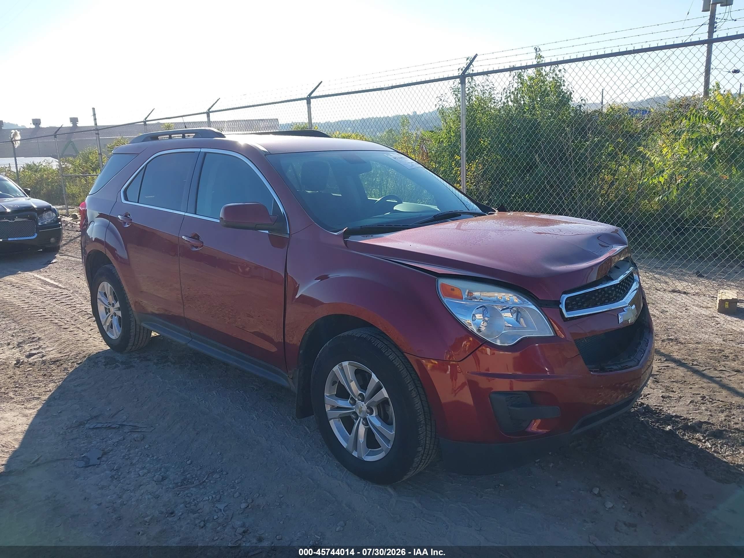 2011 Chevrolet Equinox Lt W/1lt Red vin: 2CNFLEECXB6220026