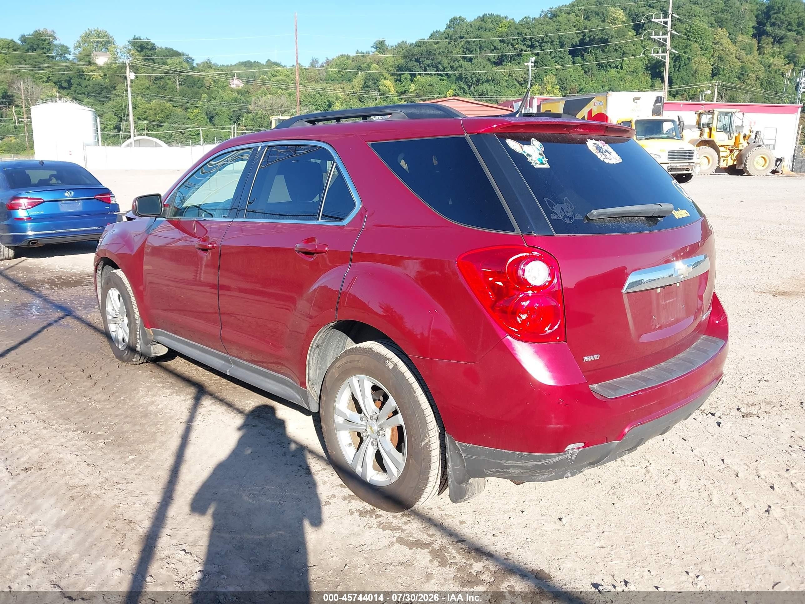 2011 Chevrolet Equinox Lt W/1lt Red vin: 2CNFLEECXB6220026