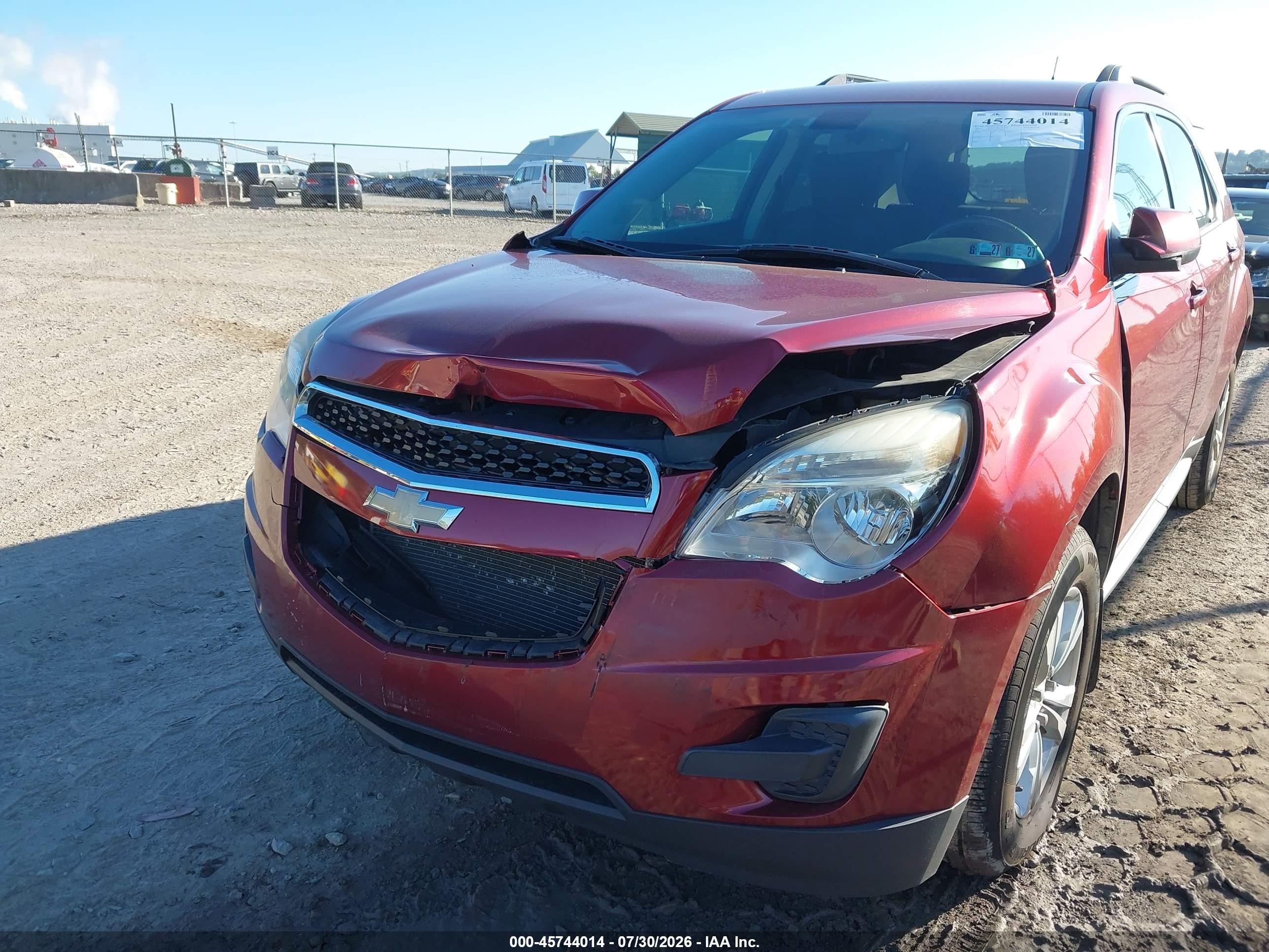 2011 Chevrolet Equinox Lt W/1lt Red vin: 2CNFLEECXB6220026
