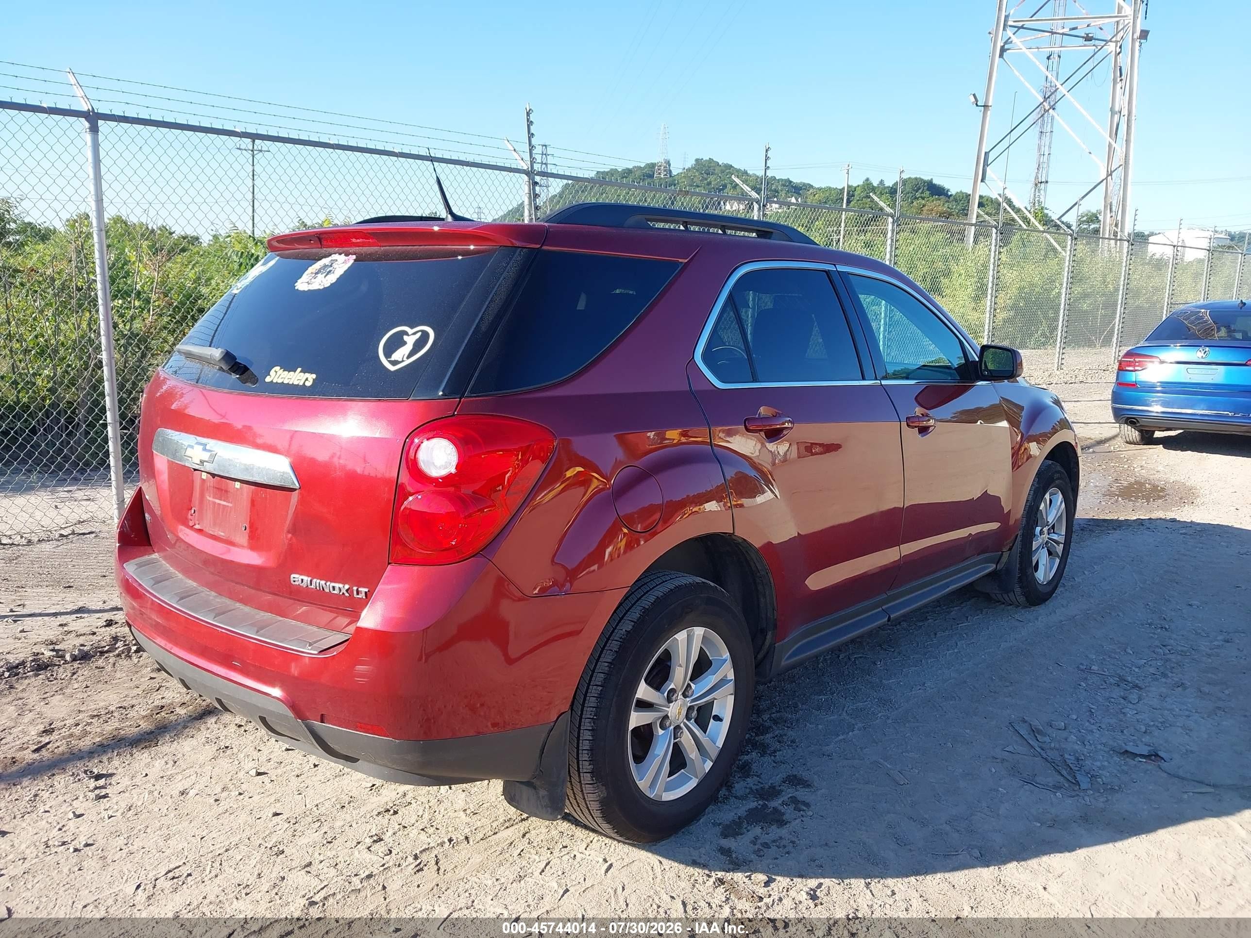 2011 Chevrolet Equinox Lt W/1lt Red vin: 2CNFLEECXB6220026