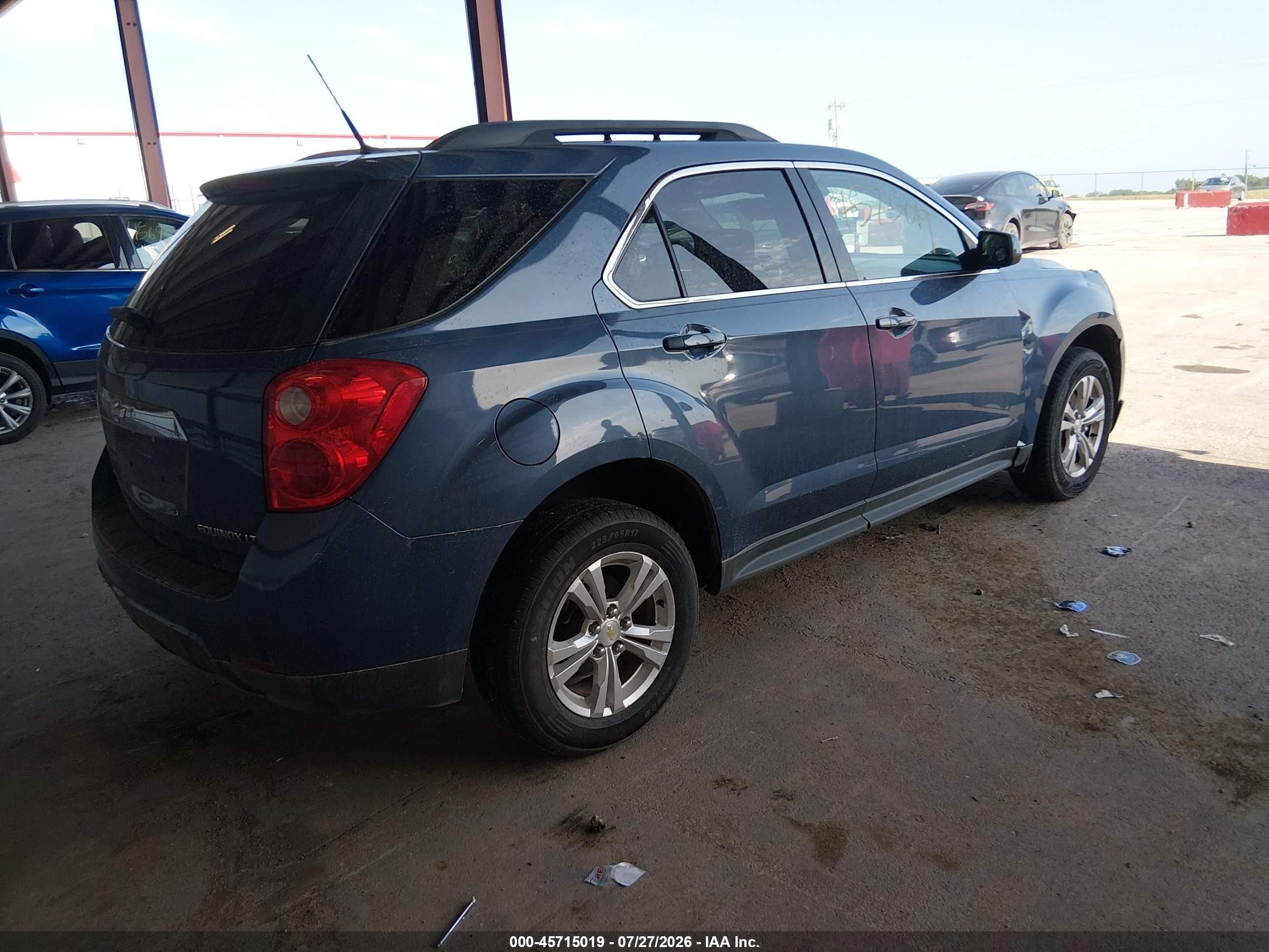 2011 Chevrolet Equinox Lt W/1lt Blue vin: 2CNFLEECXB6268089