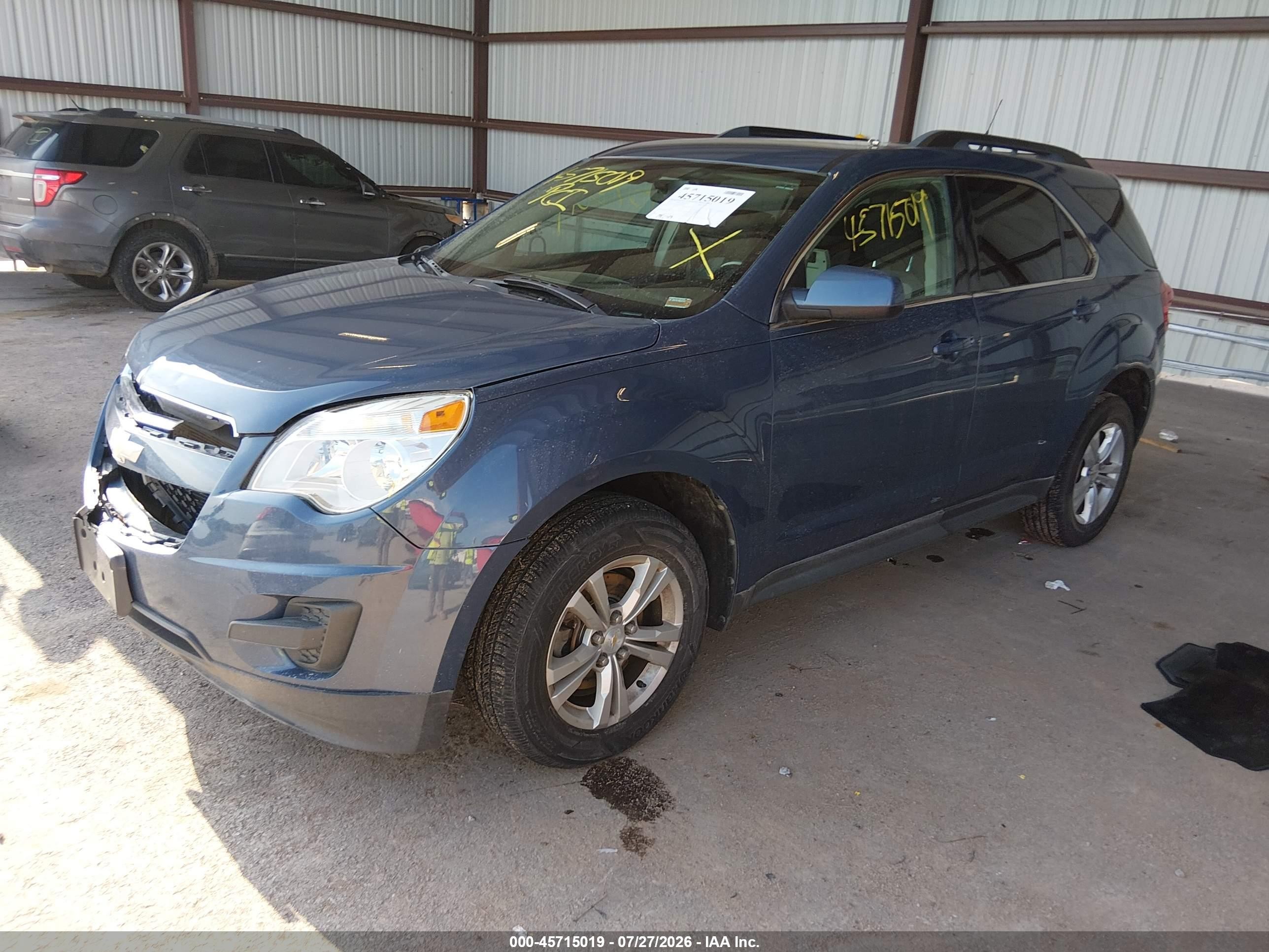 2011 Chevrolet Equinox Lt W/1lt Blue vin: 2CNFLEECXB6268089