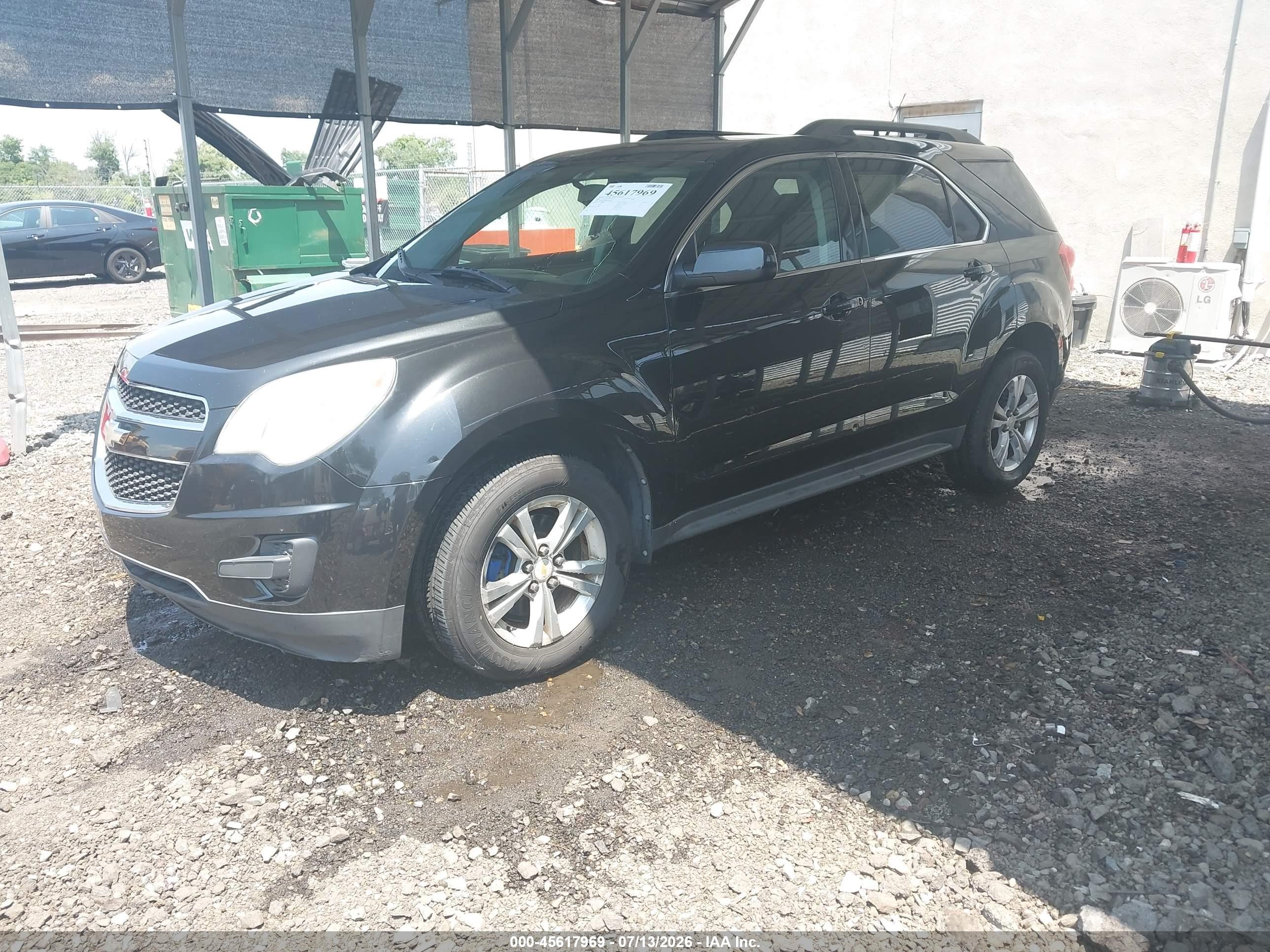 2011 Chevrolet Equinox Lt W/1lt Черный vin: 2CNFLEECXB6300345