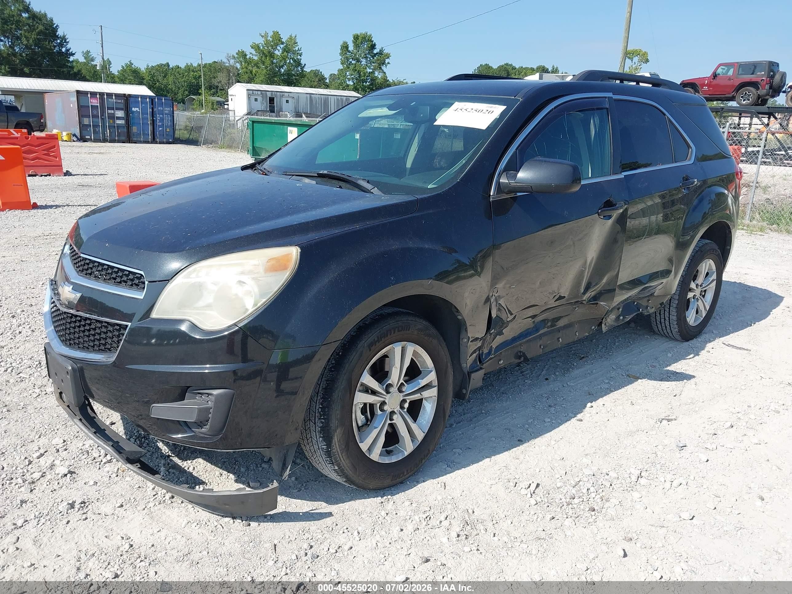 2011 Chevrolet Equinox Lt W/1lt Black vin: 2CNFLEECXB6431632