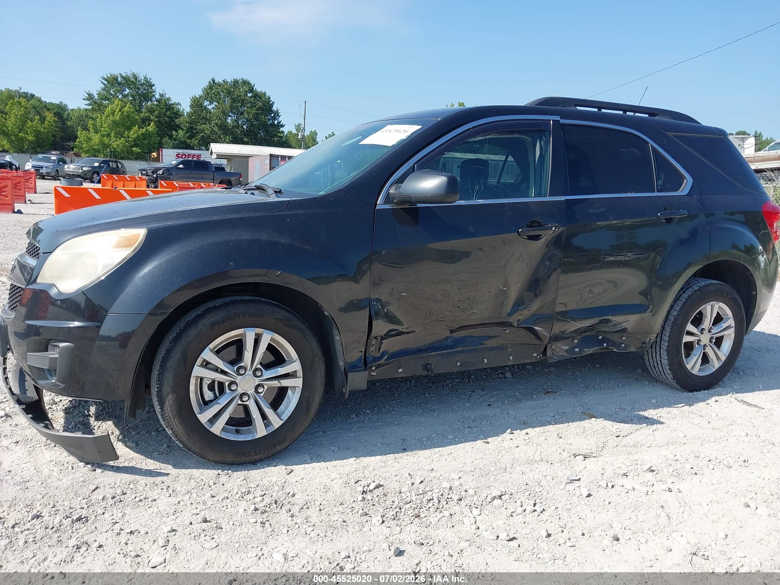 2011 Chevrolet Equinox Lt W/1lt Black vin: 2CNFLEECXB6431632