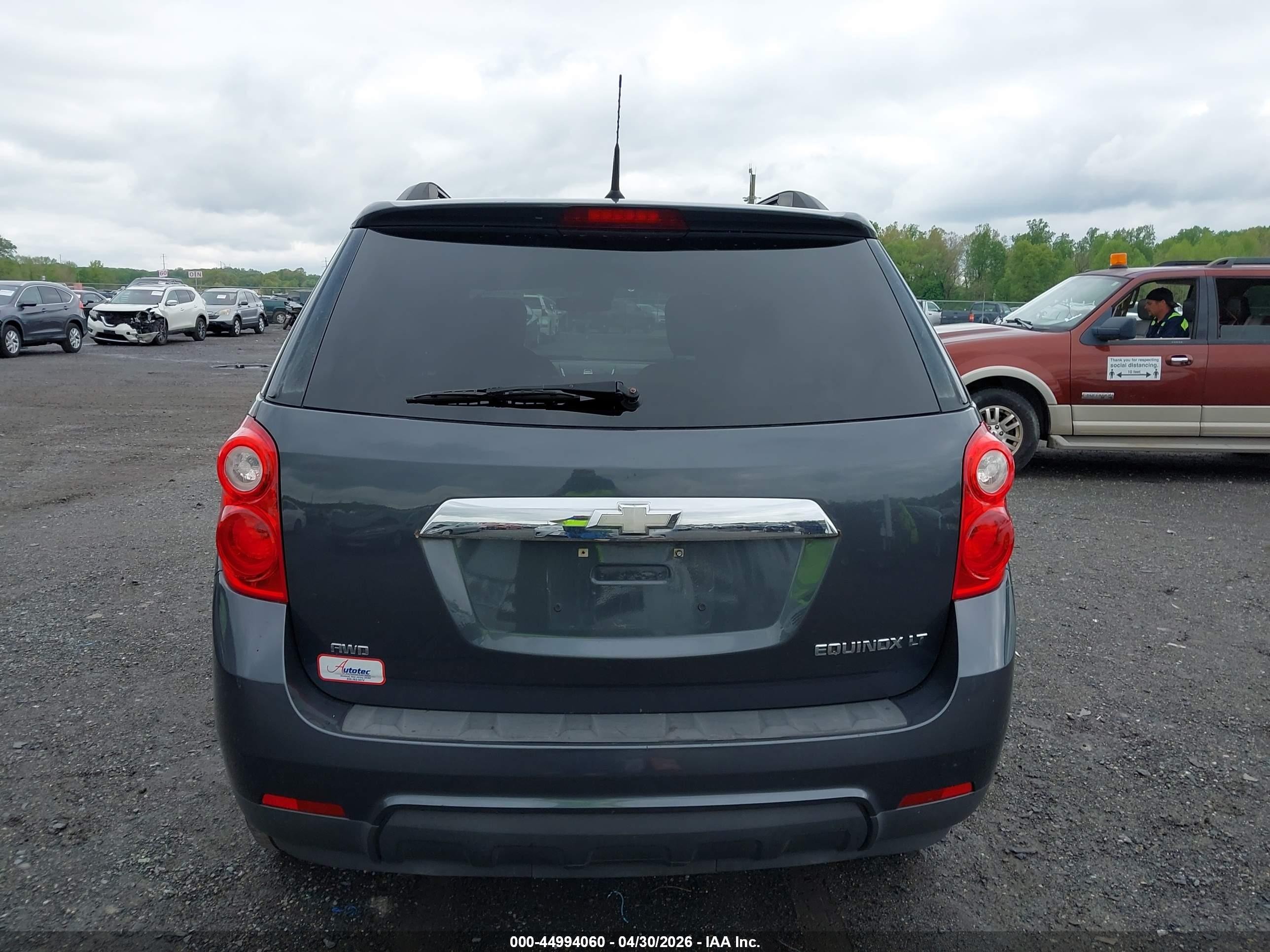 2010 Chevrolet Equinox Lt Gray vin: 2CNFLEEW0A6216186