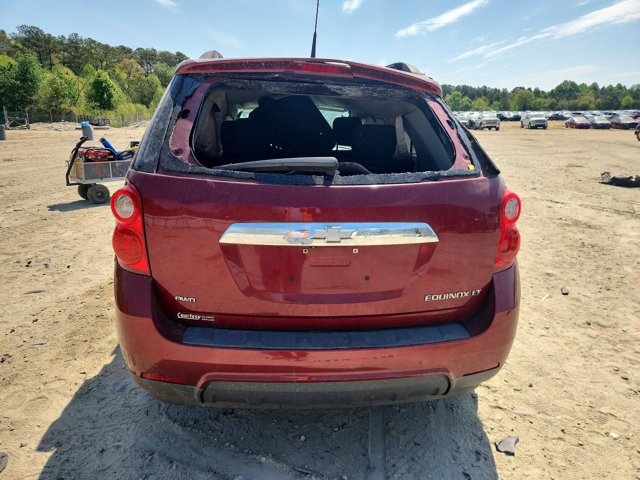 2010 Chevrolet Equinox Lt Red vin: 2CNFLEEW0A6364564