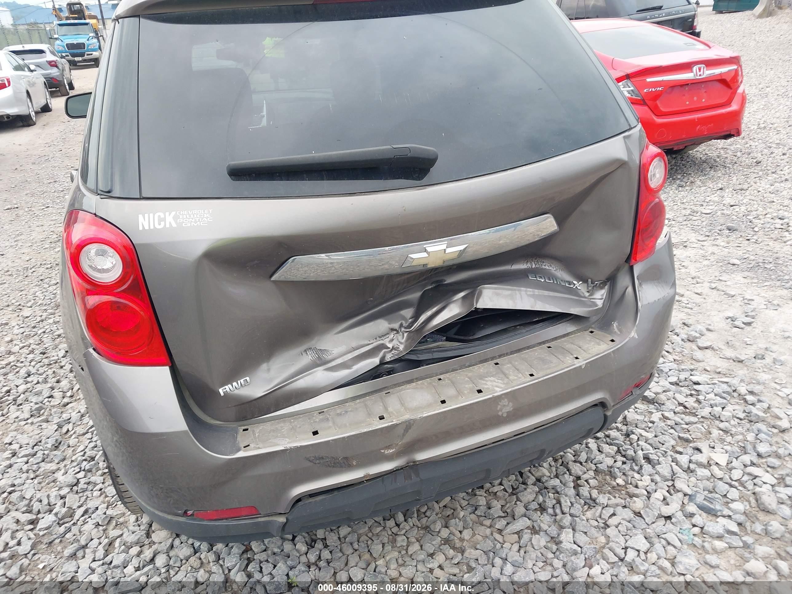 2010 Chevrolet Equinox Lt Коричневый vin: 2CNFLEEW2A6415952