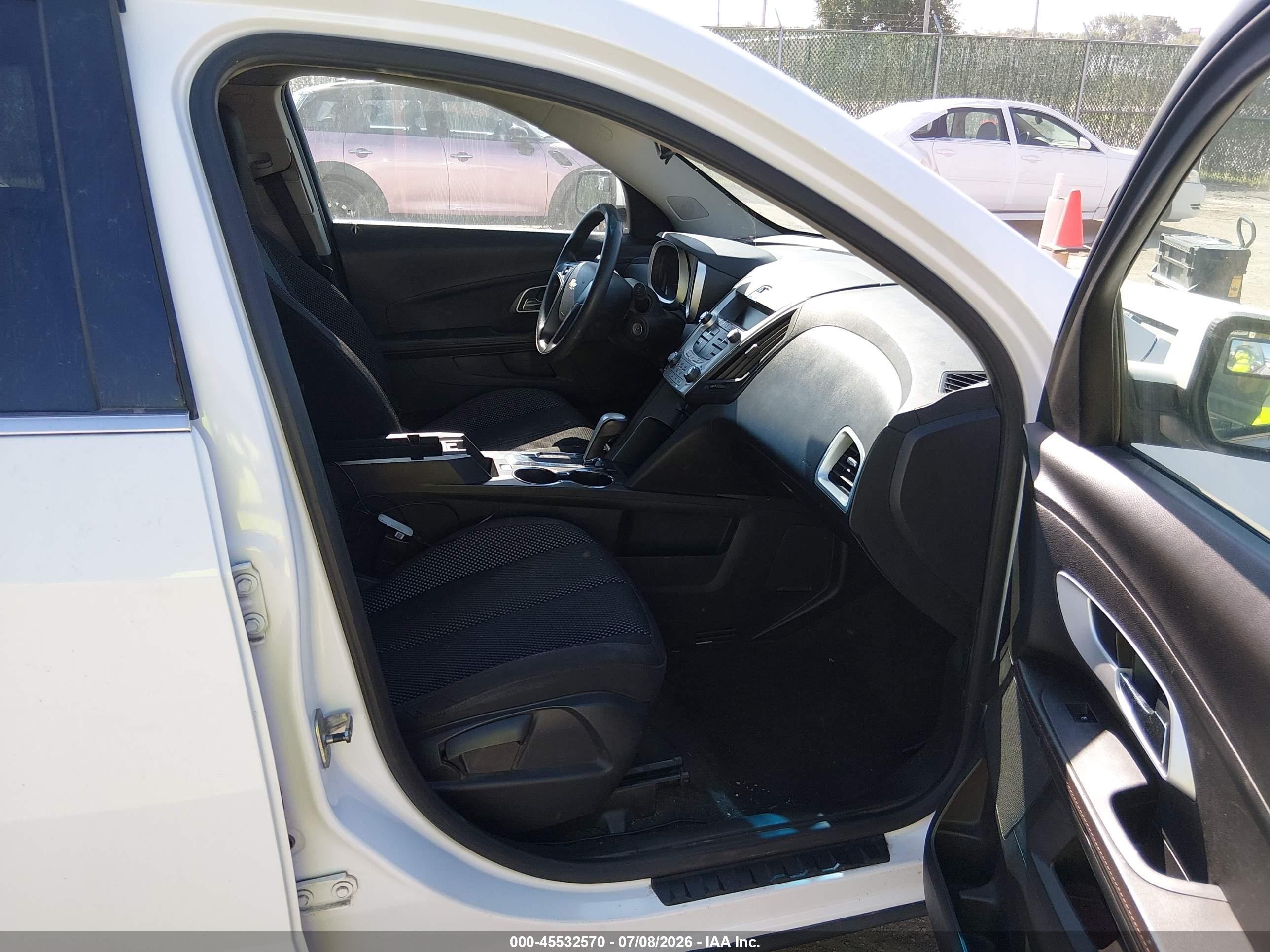 2010 Chevrolet Equinox Lt White vin: 2CNFLEEW3A6347127
