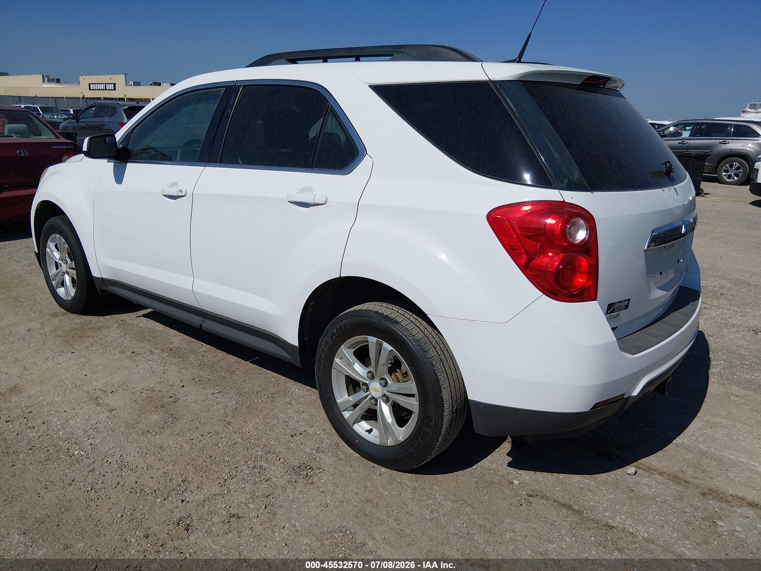 2010 Chevrolet Equinox Lt White vin: 2CNFLEEW3A6347127