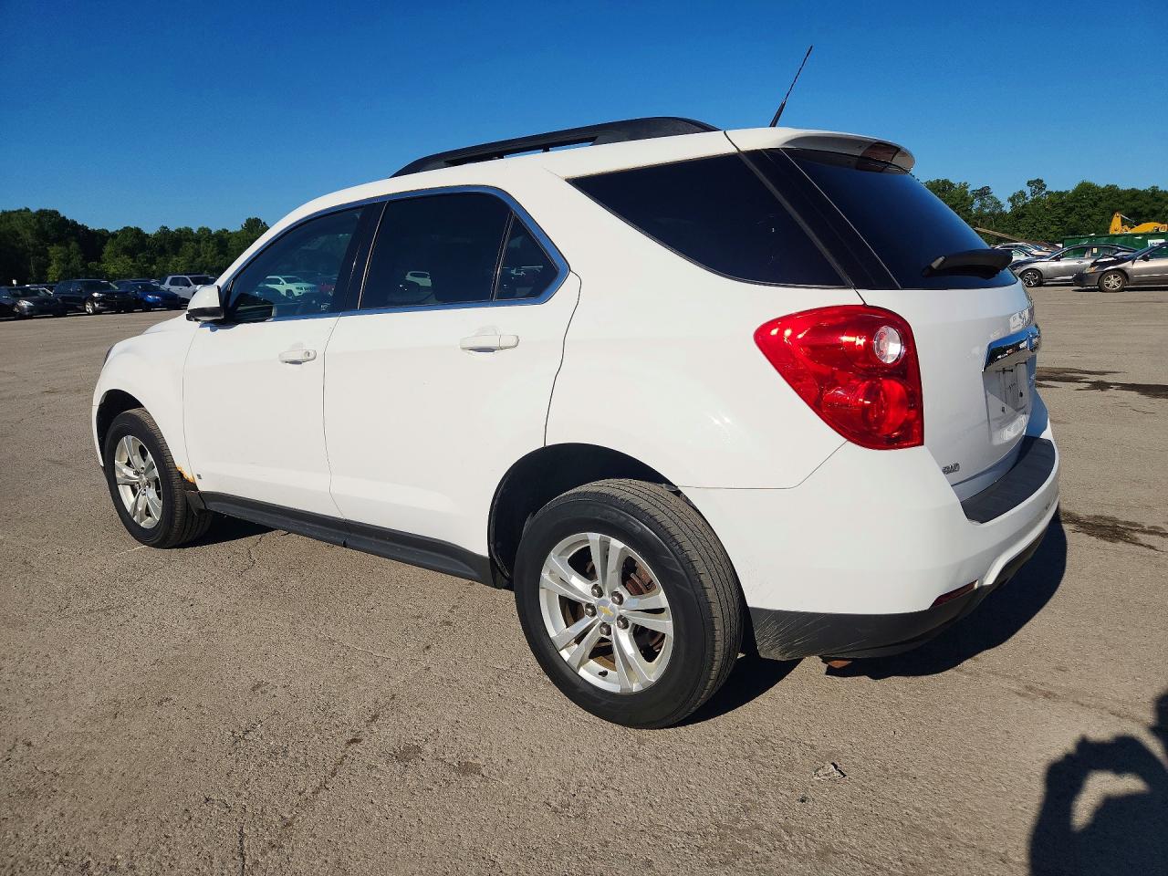 2010 Chevrolet Equinox Lt White vin: 2CNFLEEW5A6220458