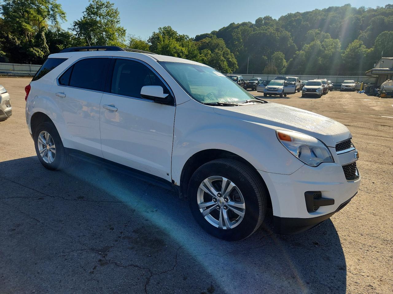 2010 Chevrolet Equinox Lt White vin: 2CNFLEEW5A6220458