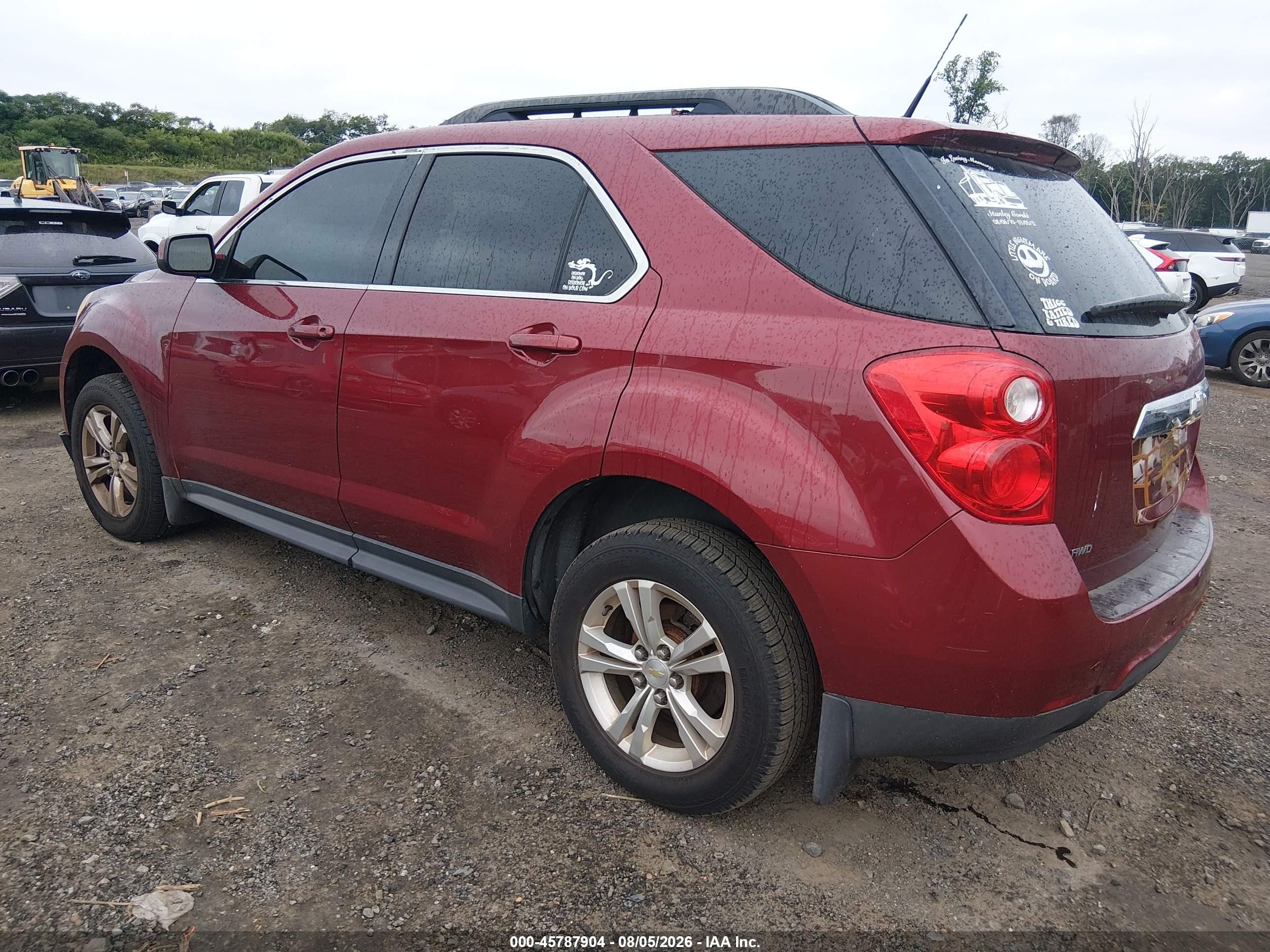 2010 Chevrolet Equinox Lt Red vin: 2CNFLEEW7A6225595