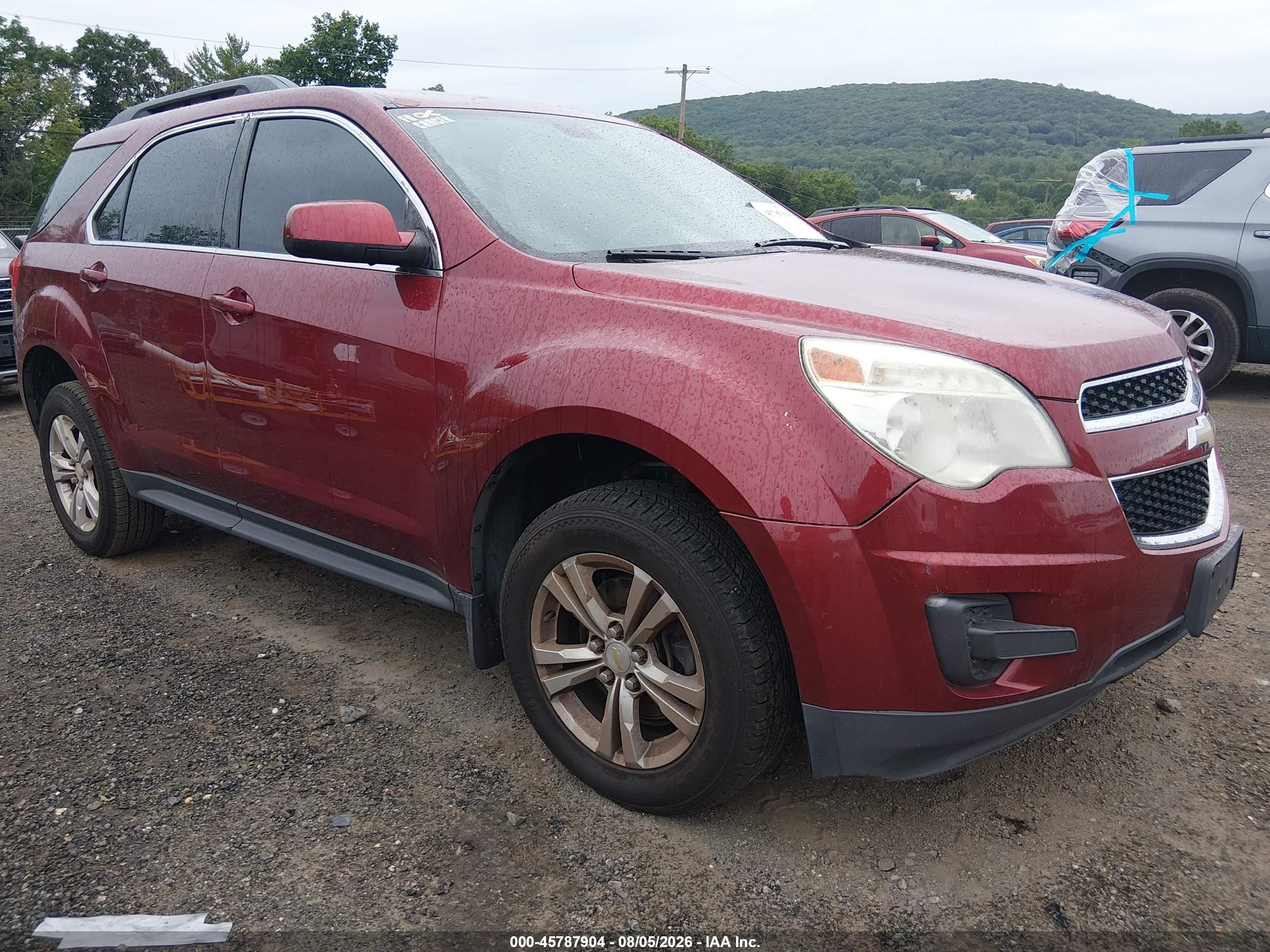 2010 Chevrolet Equinox Lt Red vin: 2CNFLEEW7A6225595