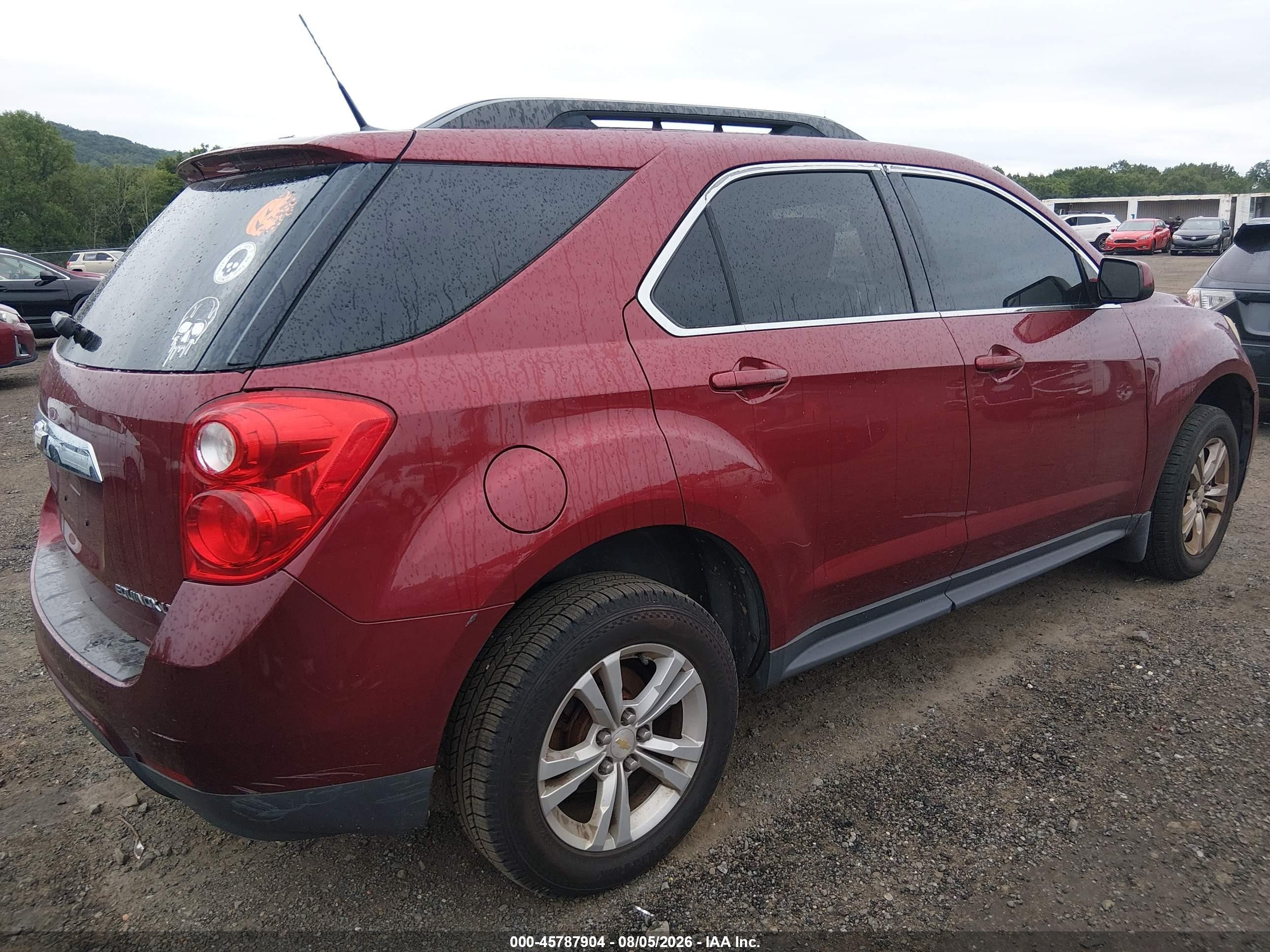 2010 Chevrolet Equinox Lt Red vin: 2CNFLEEW7A6225595