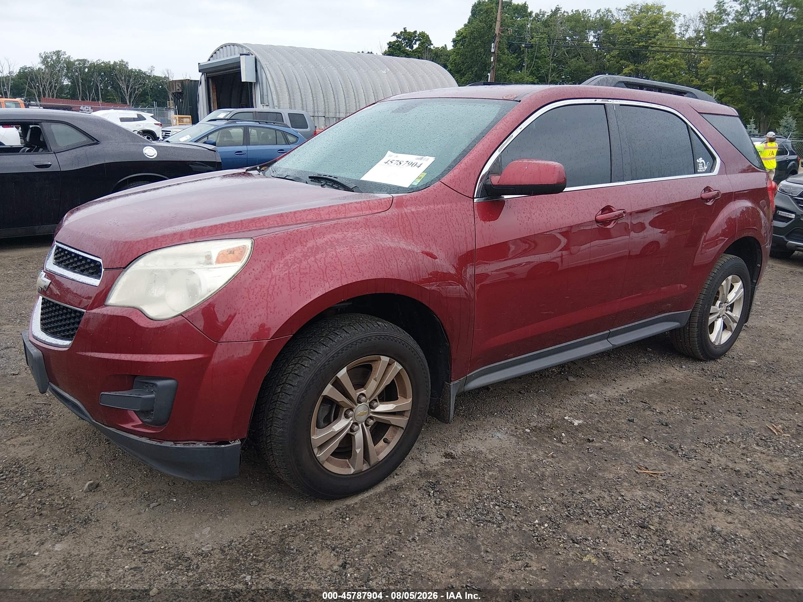 2010 Chevrolet Equinox Lt Red vin: 2CNFLEEW7A6225595