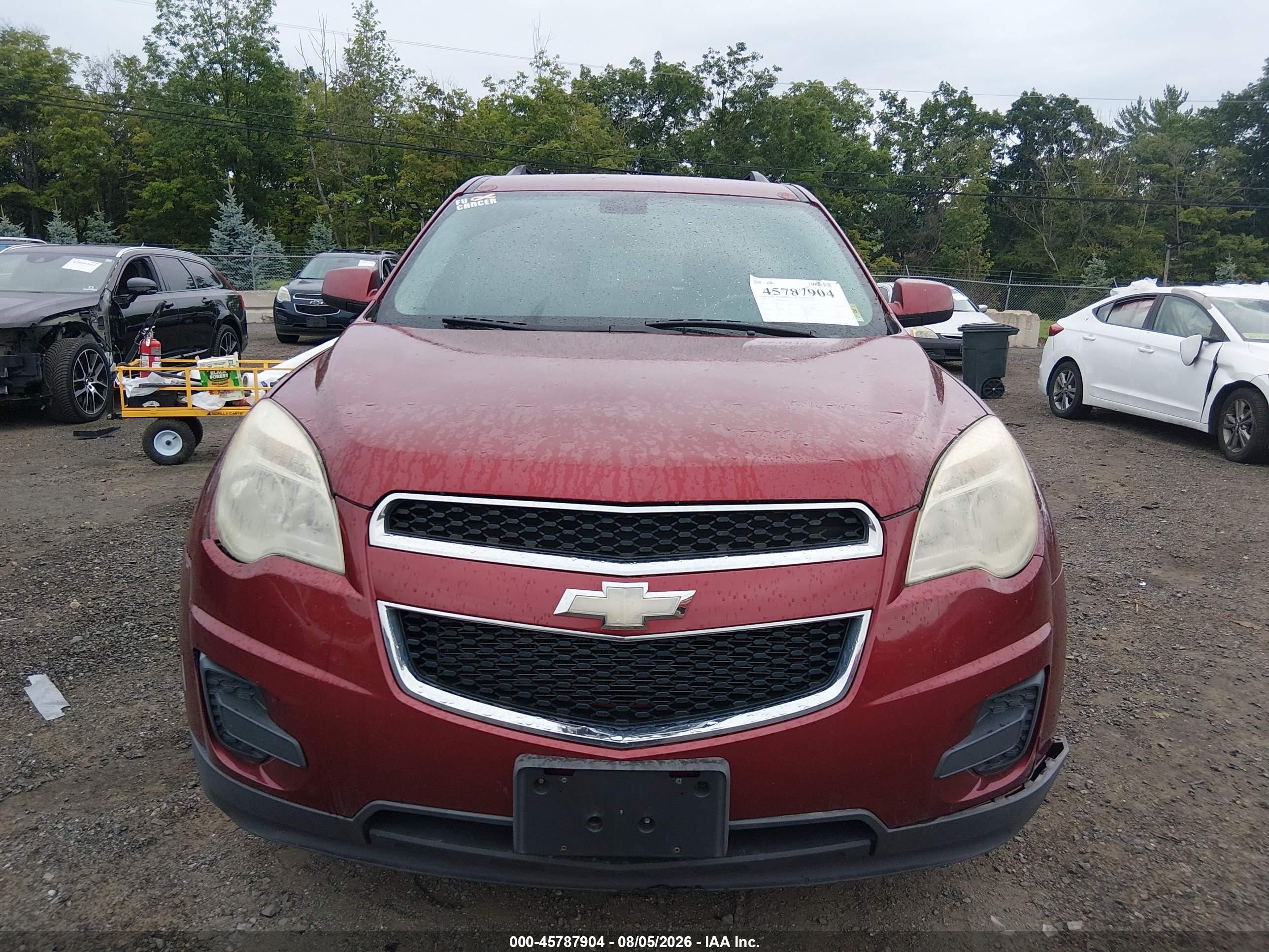 2010 Chevrolet Equinox Lt Red vin: 2CNFLEEW7A6225595