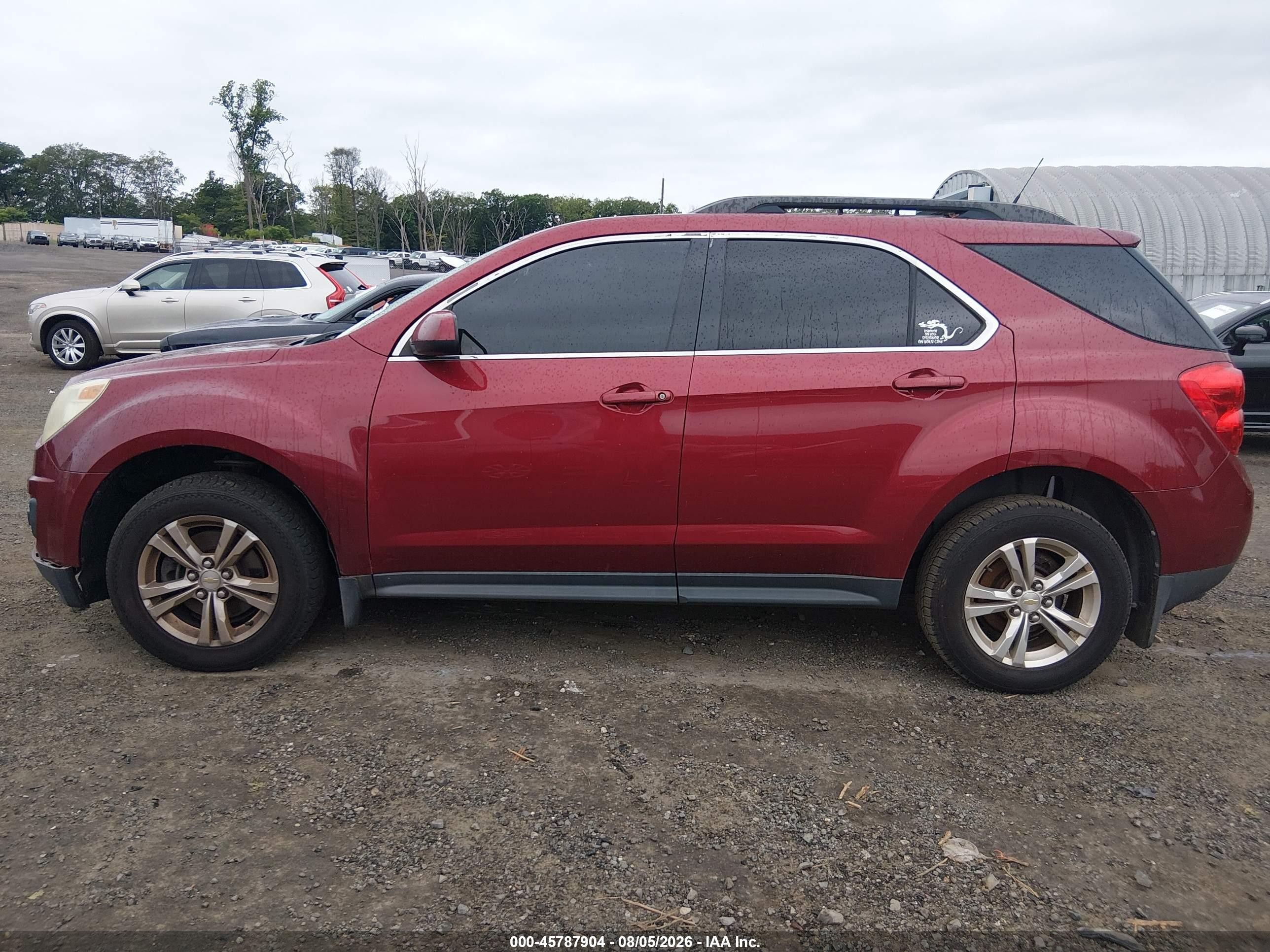 2010 Chevrolet Equinox Lt Red vin: 2CNFLEEW7A6225595