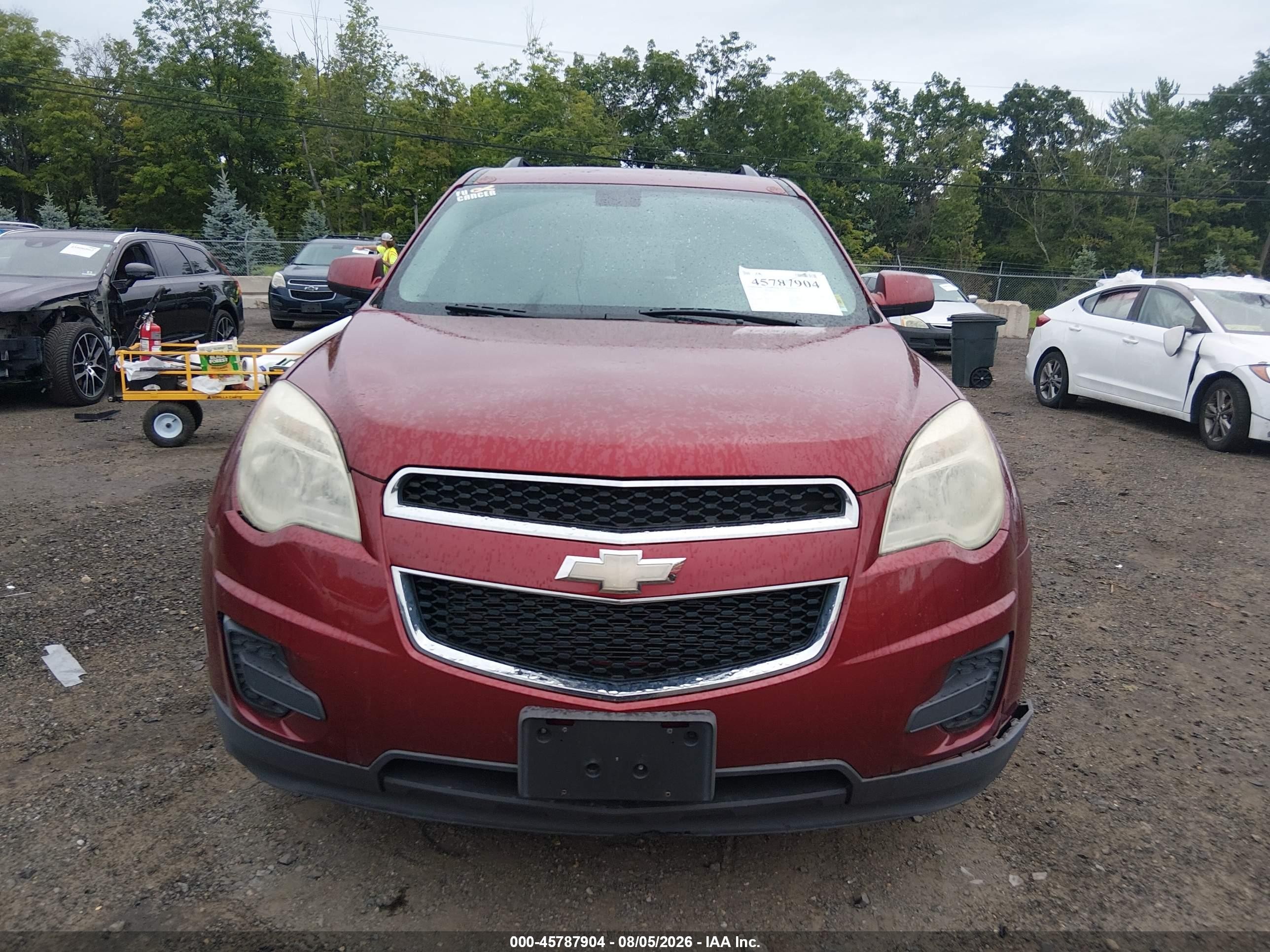 2010 Chevrolet Equinox Lt Red vin: 2CNFLEEW7A6225595