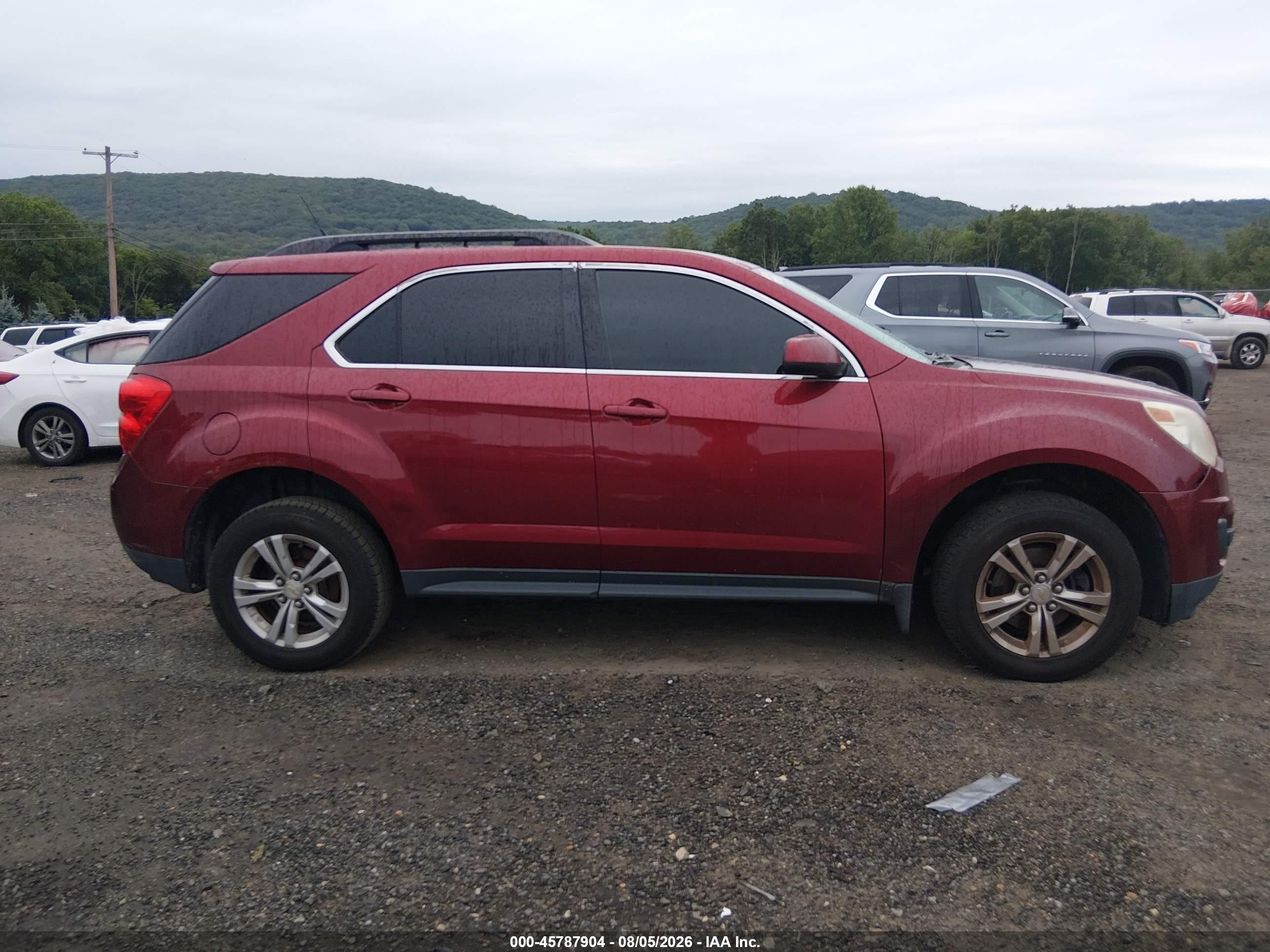 2010 Chevrolet Equinox Lt Red vin: 2CNFLEEW7A6225595