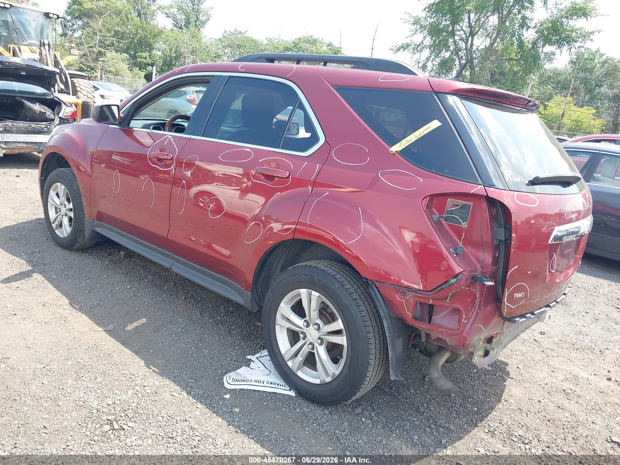 2010 Chevrolet Equinox Lt Красный vin: 2CNFLEEW9A6343244