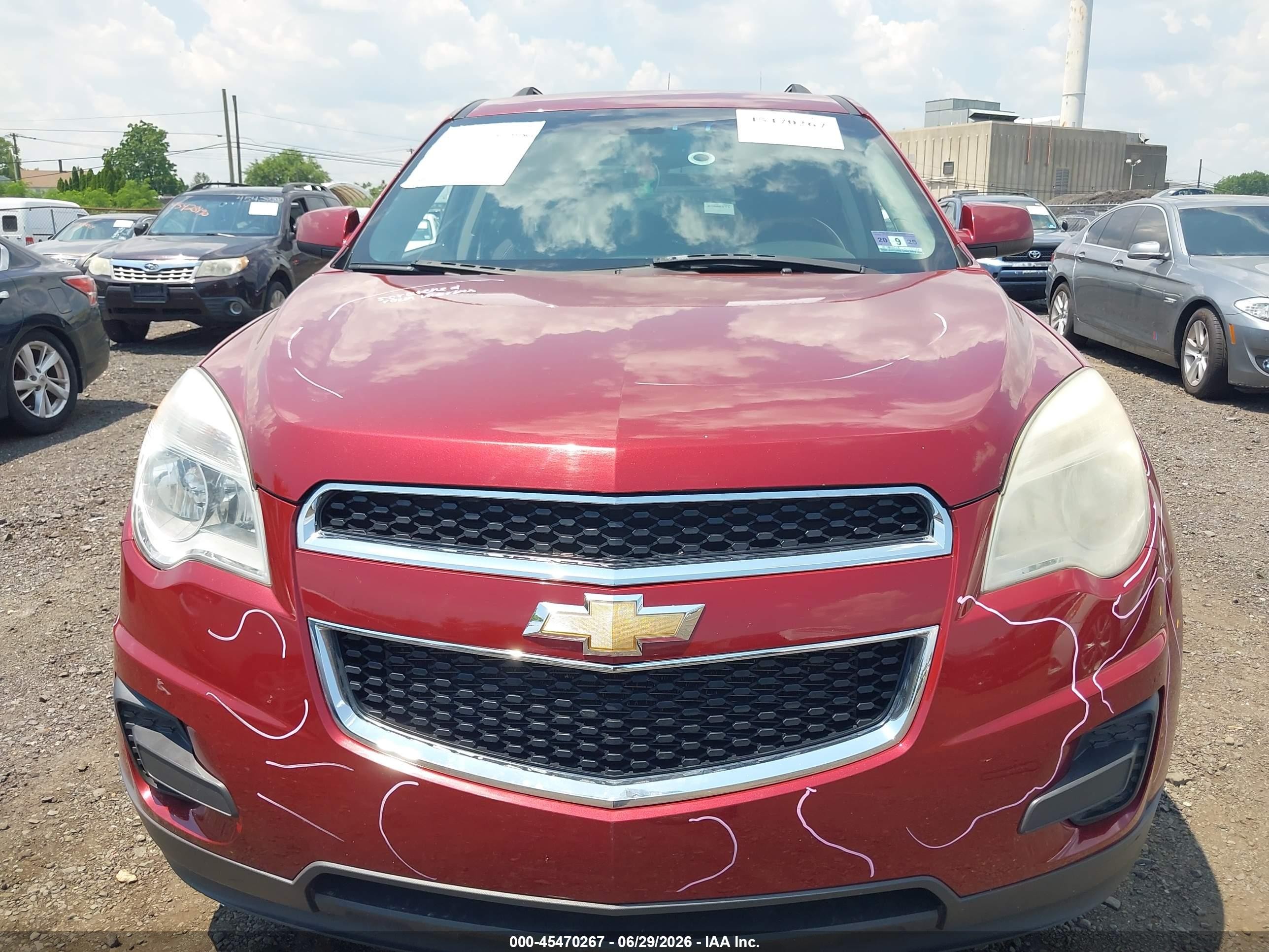 2010 Chevrolet Equinox Lt Красный vin: 2CNFLEEW9A6343244