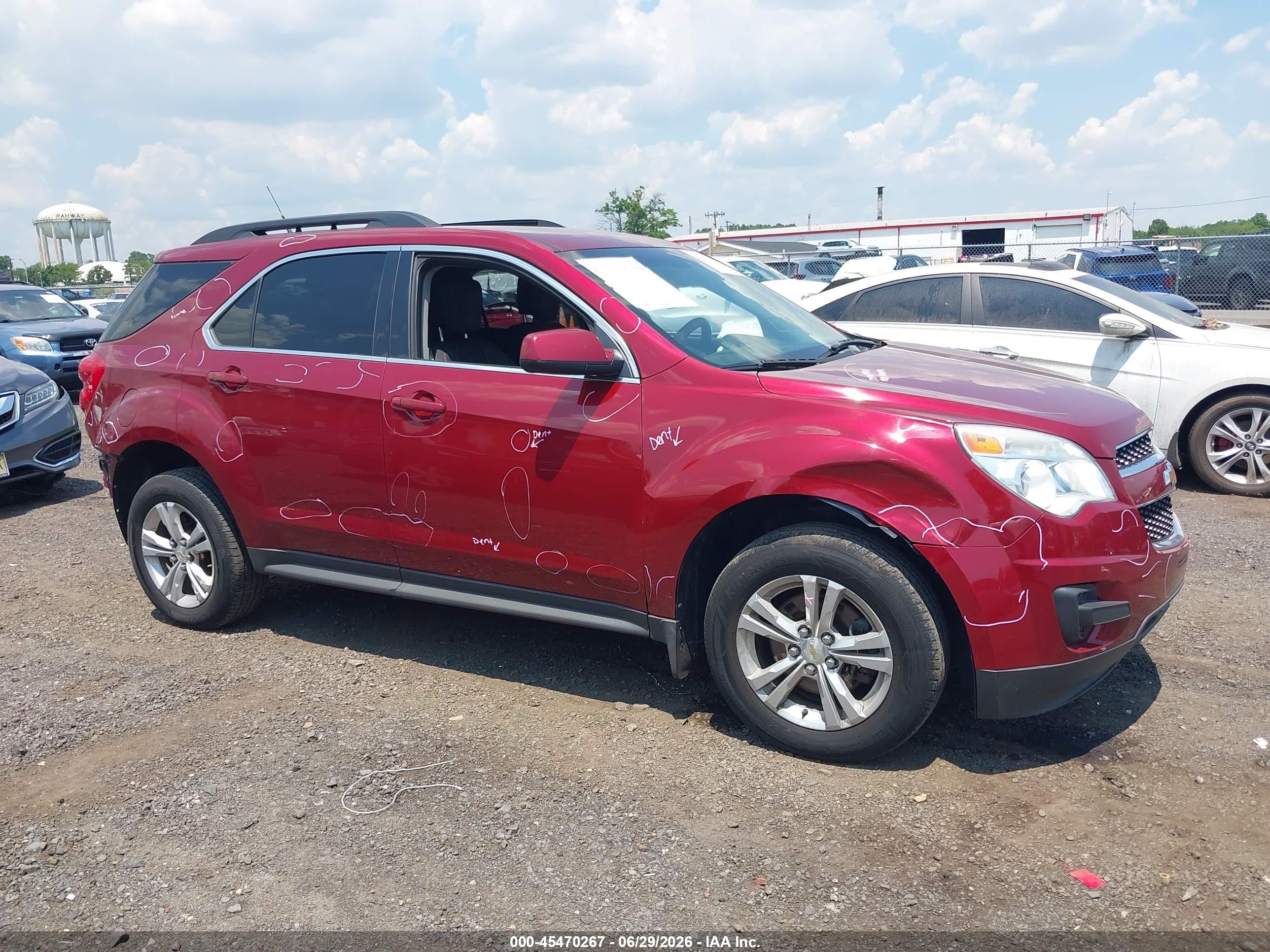 2010 Chevrolet Equinox Lt Красный vin: 2CNFLEEW9A6343244