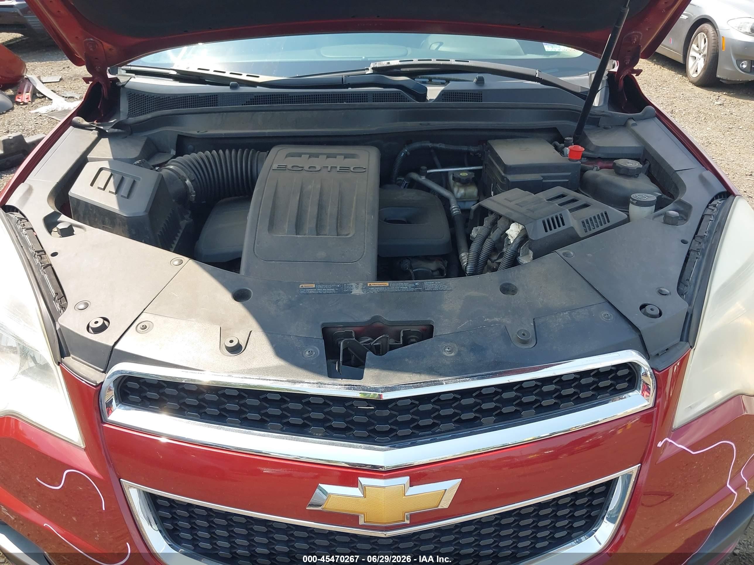 2010 Chevrolet Equinox Lt Красный vin: 2CNFLEEW9A6343244
